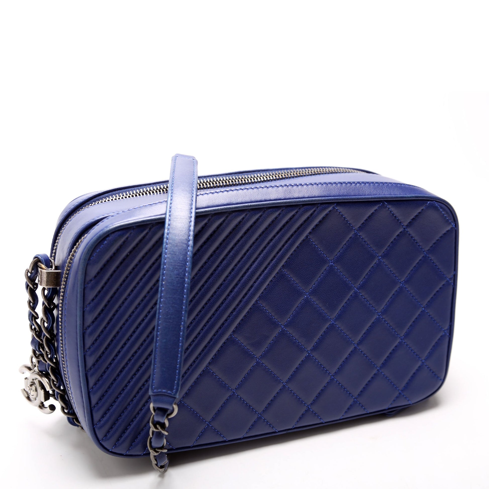 Chanel Coco Boy Camera Quilted Lambskin 20M Small Handbag