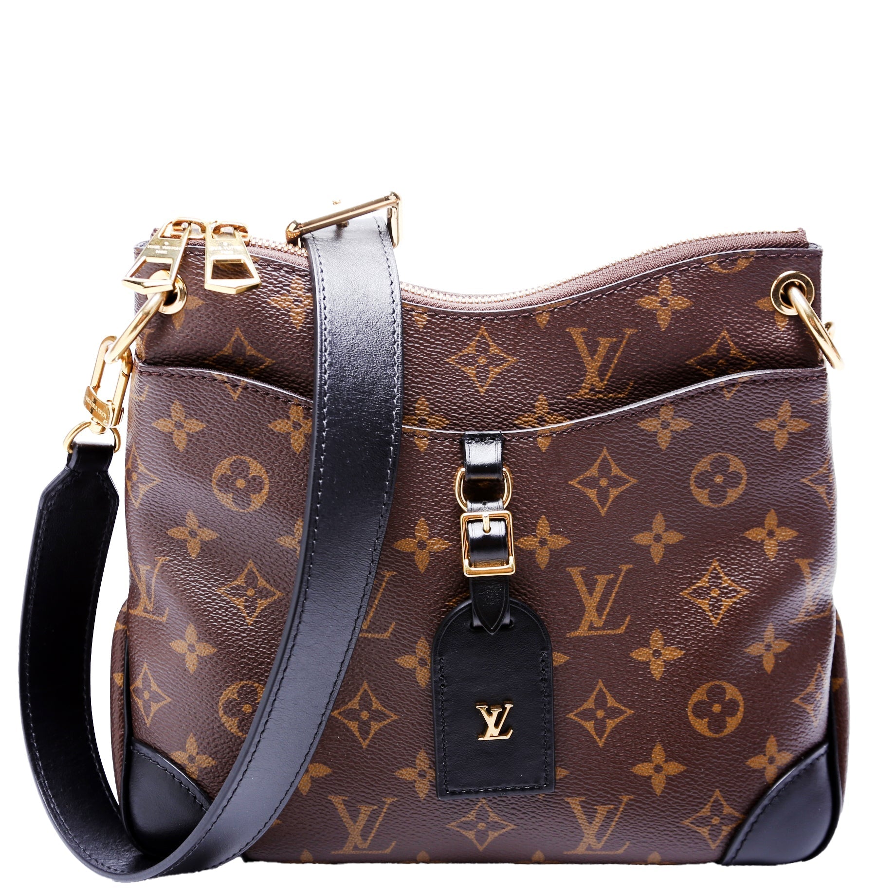Louis Vuitton Odeon PM NM Monogram Black Handbag Black 2