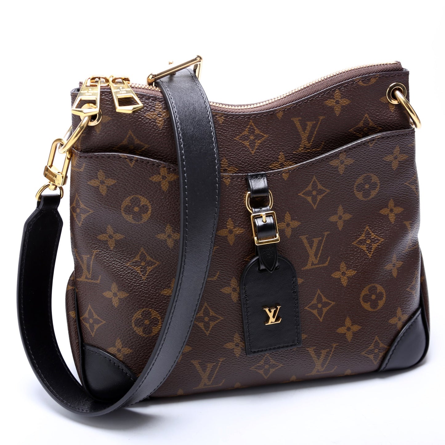 Louis Vuitton Odeon PM NM Monogram Black Handbag Black 2