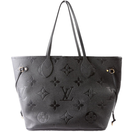 Louis Vuitton Neverfull MM Empreinte Black Tote Bag Empreinte Black