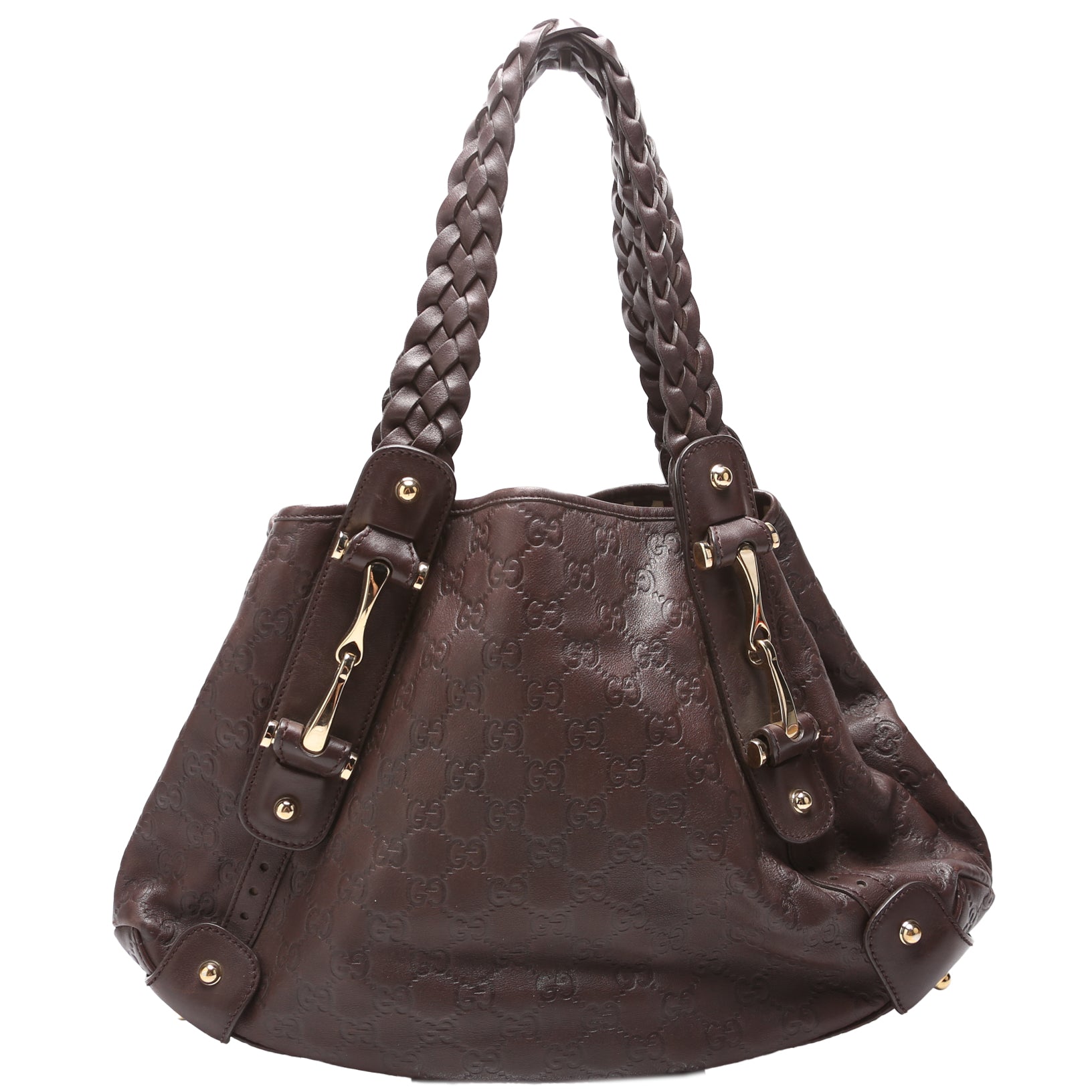 Gucci Pelham Brown Medium Shoulder Bag