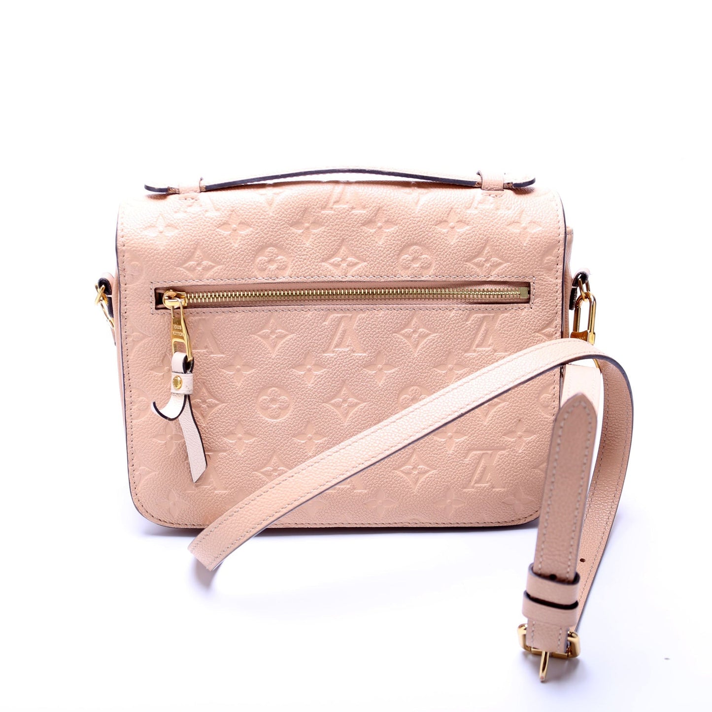 Louis Vuitton Pochette Metis Tan Empreinte Clutch Bag