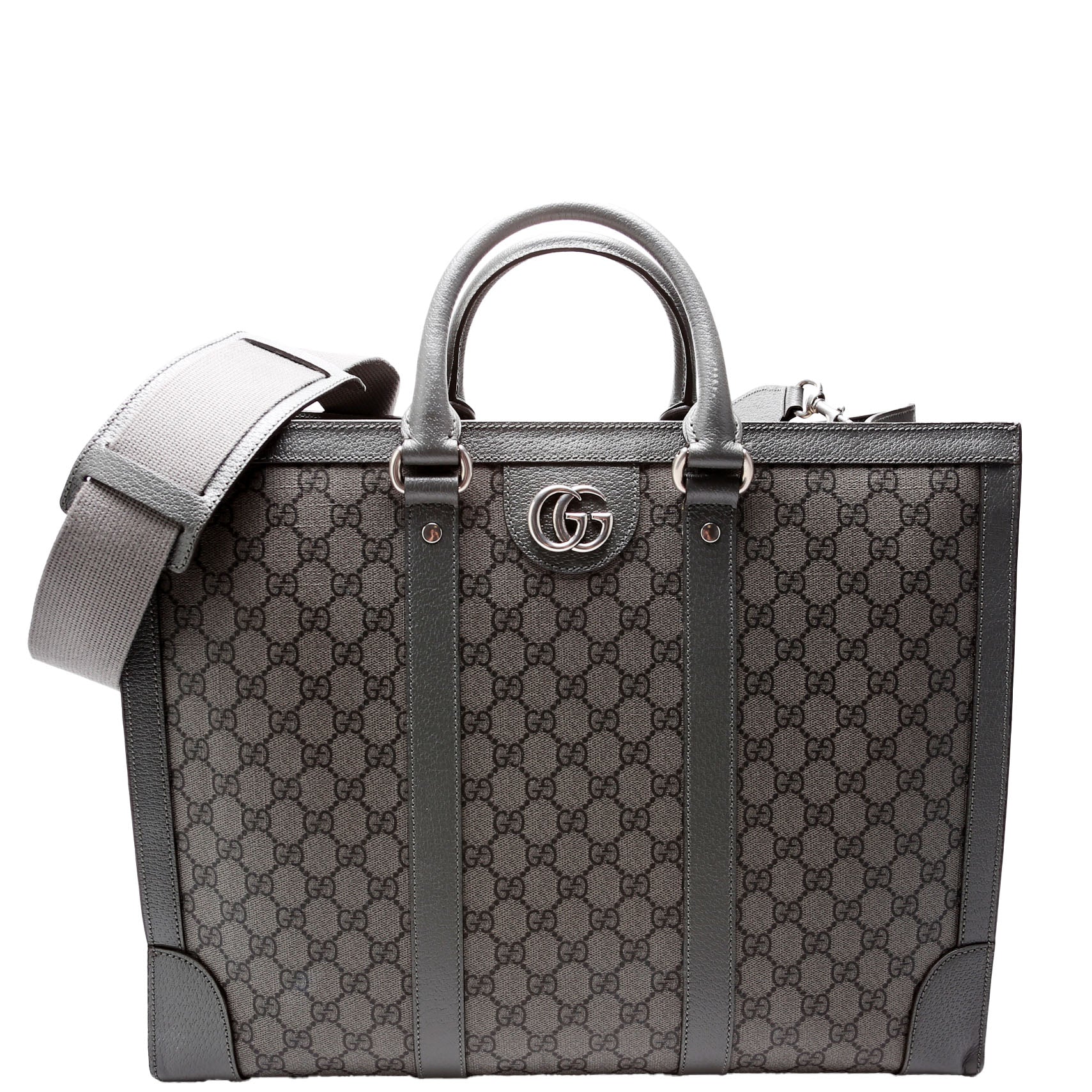 Gucci GG Supreme Ophidia Grey Large Tote Bag