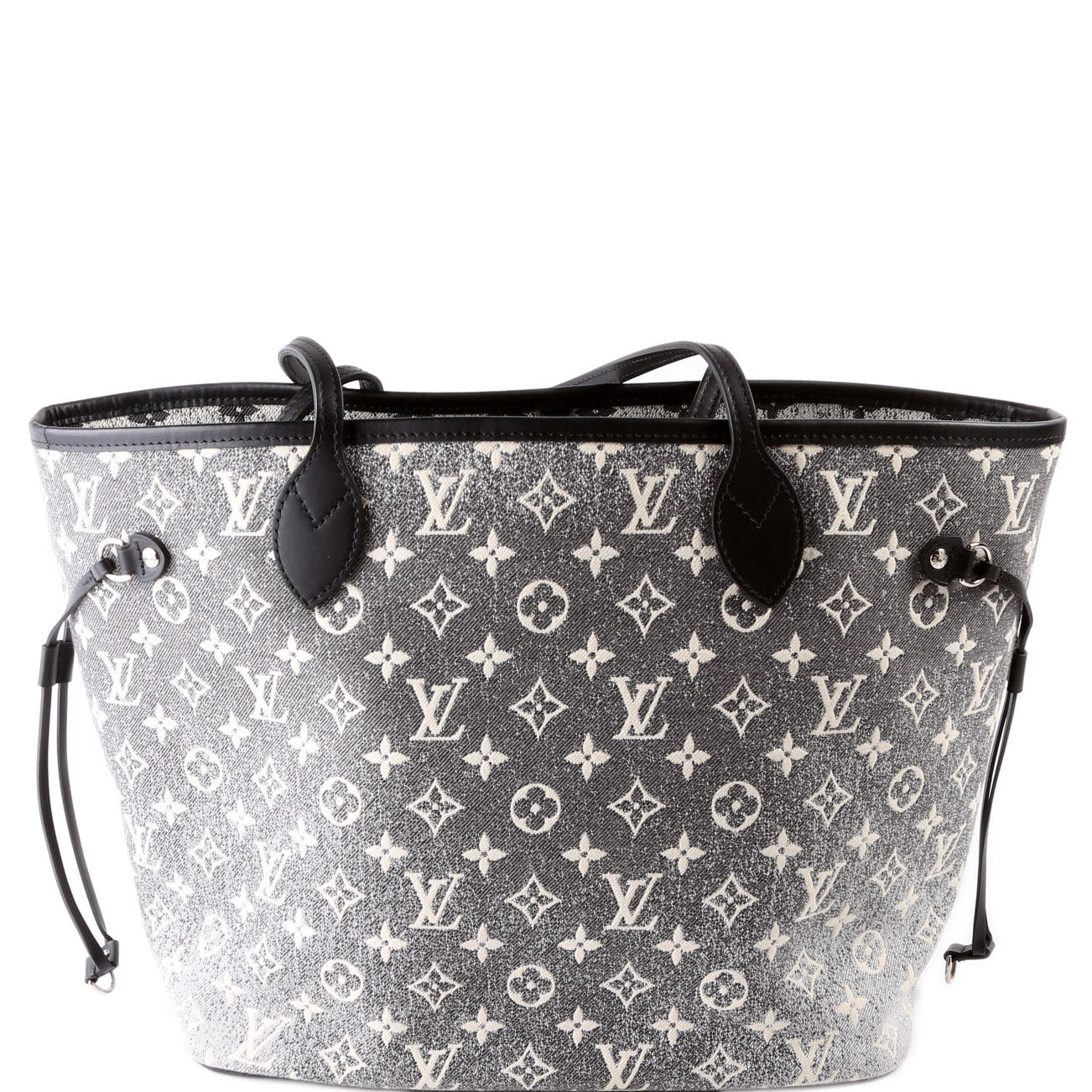 Louis Vuitton Neverfull MM Denim Jacquard Monogram Tote Bag