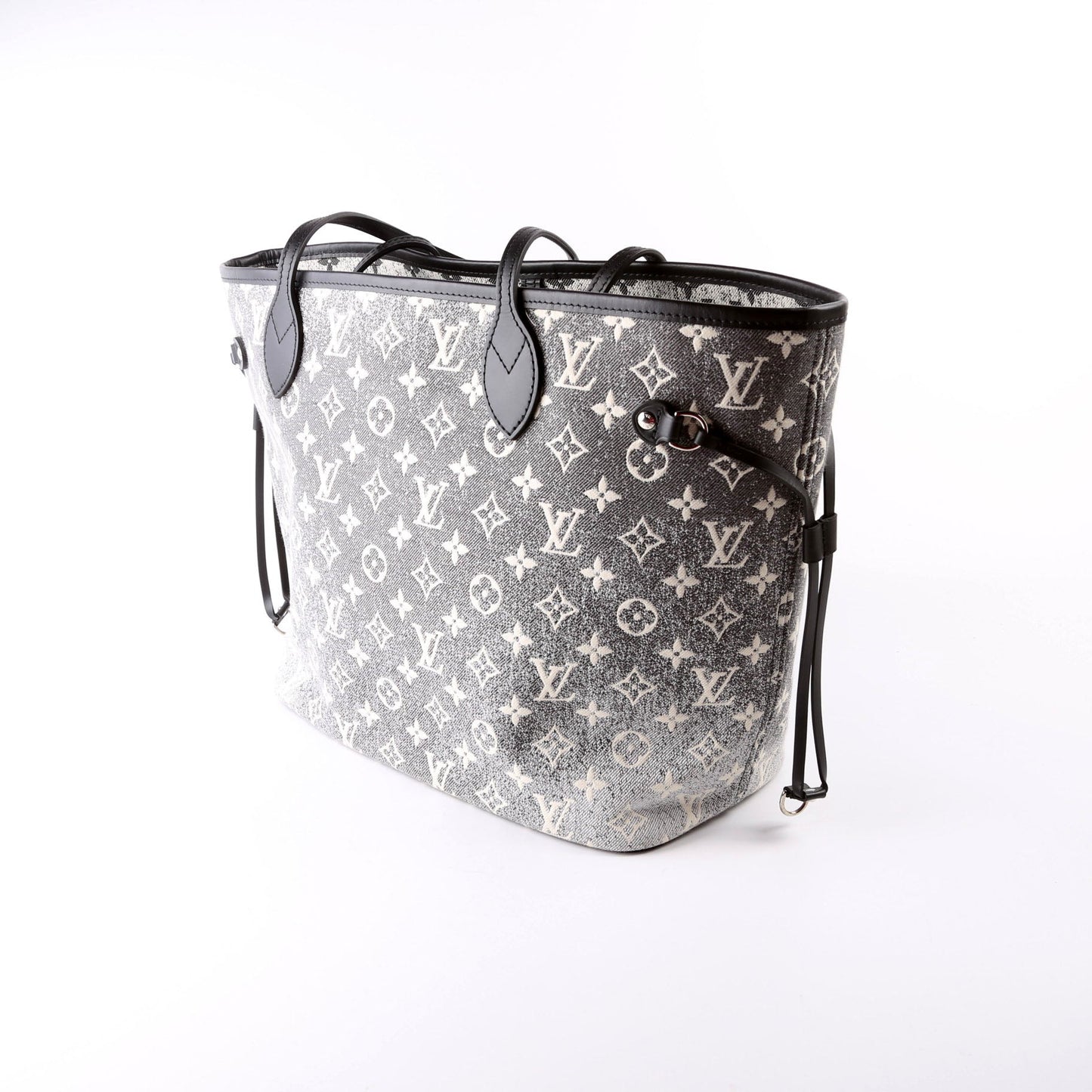 Louis Vuitton Neverfull MM Denim Jacquard Monogram Tote Bag