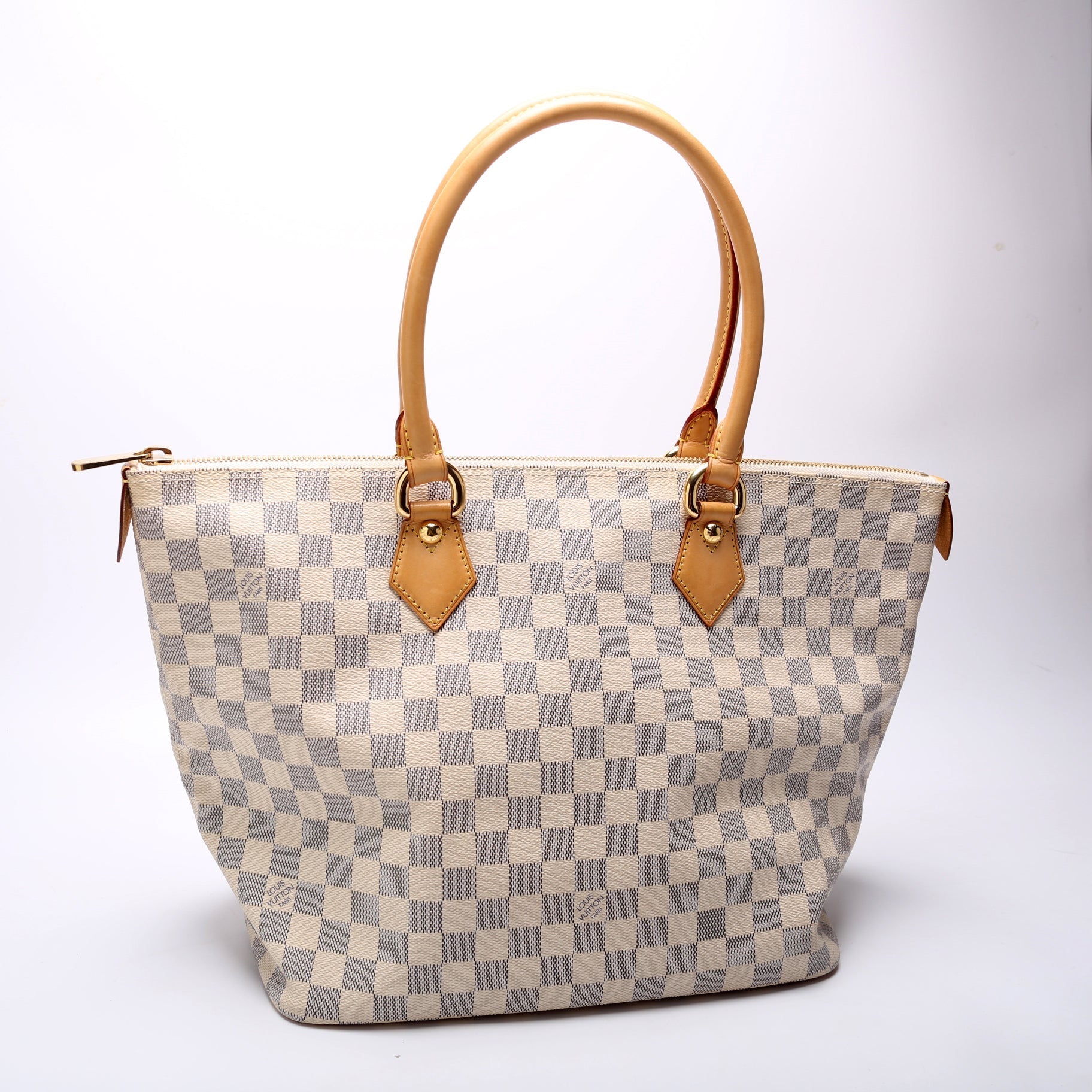 Louis Vuitton Saleya Azur MM Damier Handbag Azur 1
