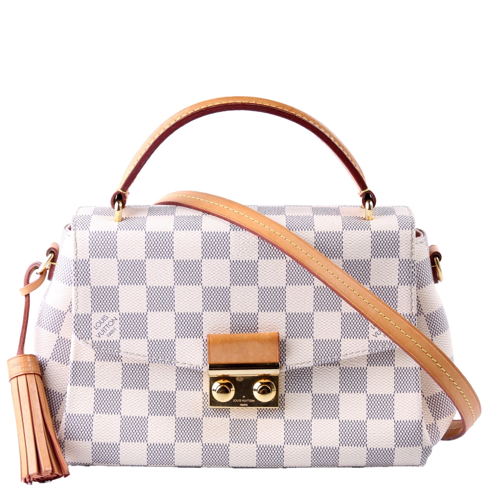 Louis Vuitton Croisette Azur Damier Handbag Azur 19