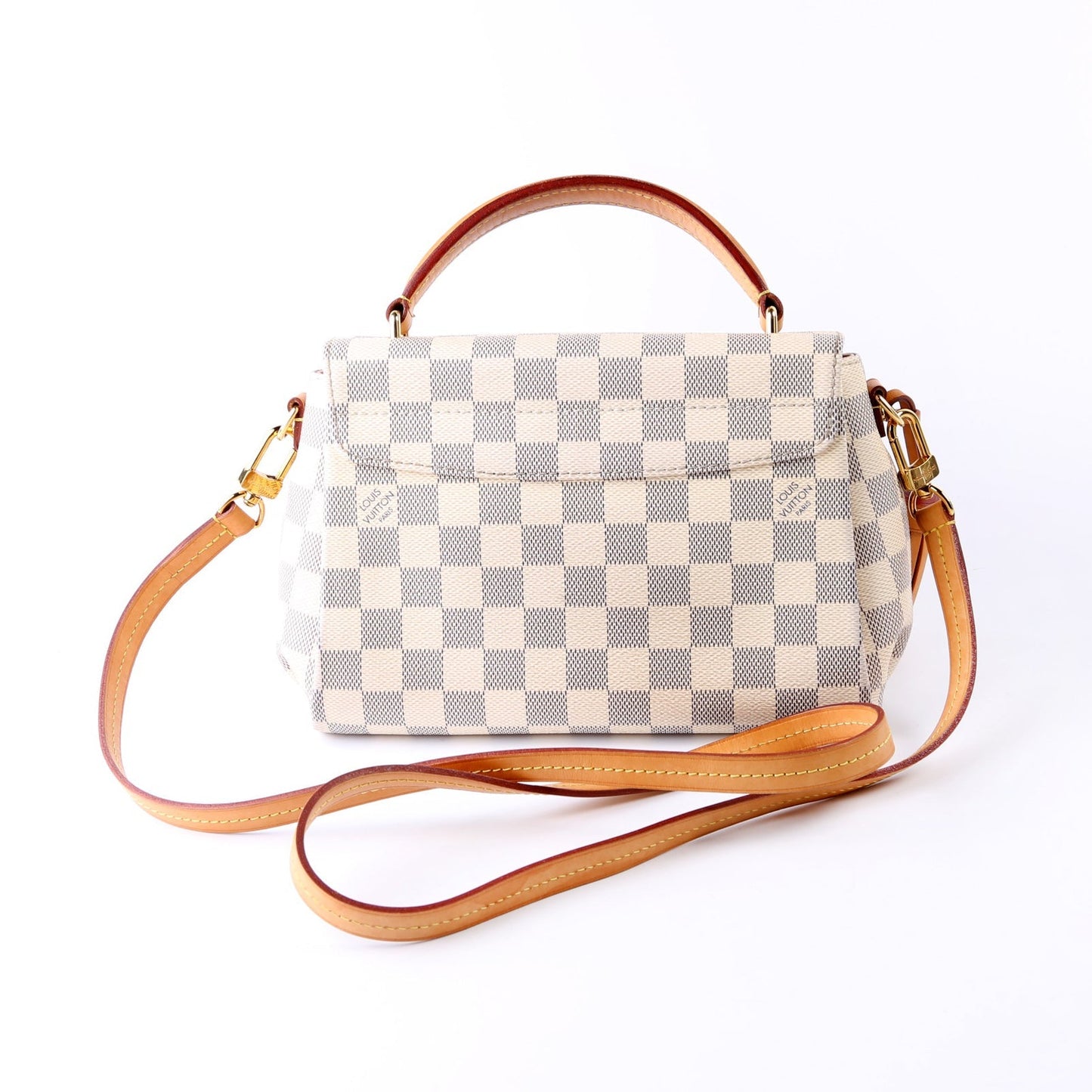 Louis Vuitton Croisette Azur Damier Handbag Azur 19