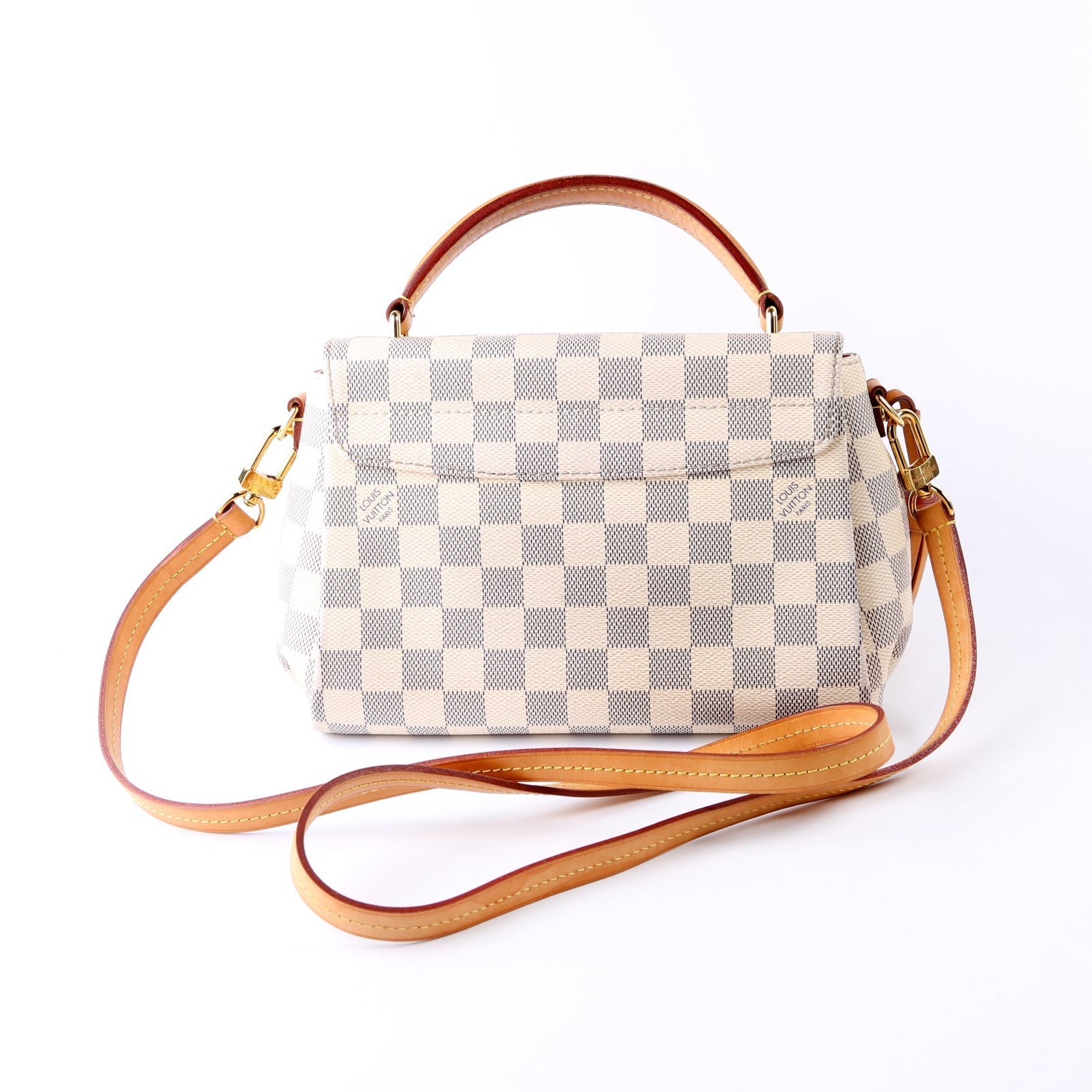 Louis Vuitton Croisette Azur Damier Handbag Azur 19