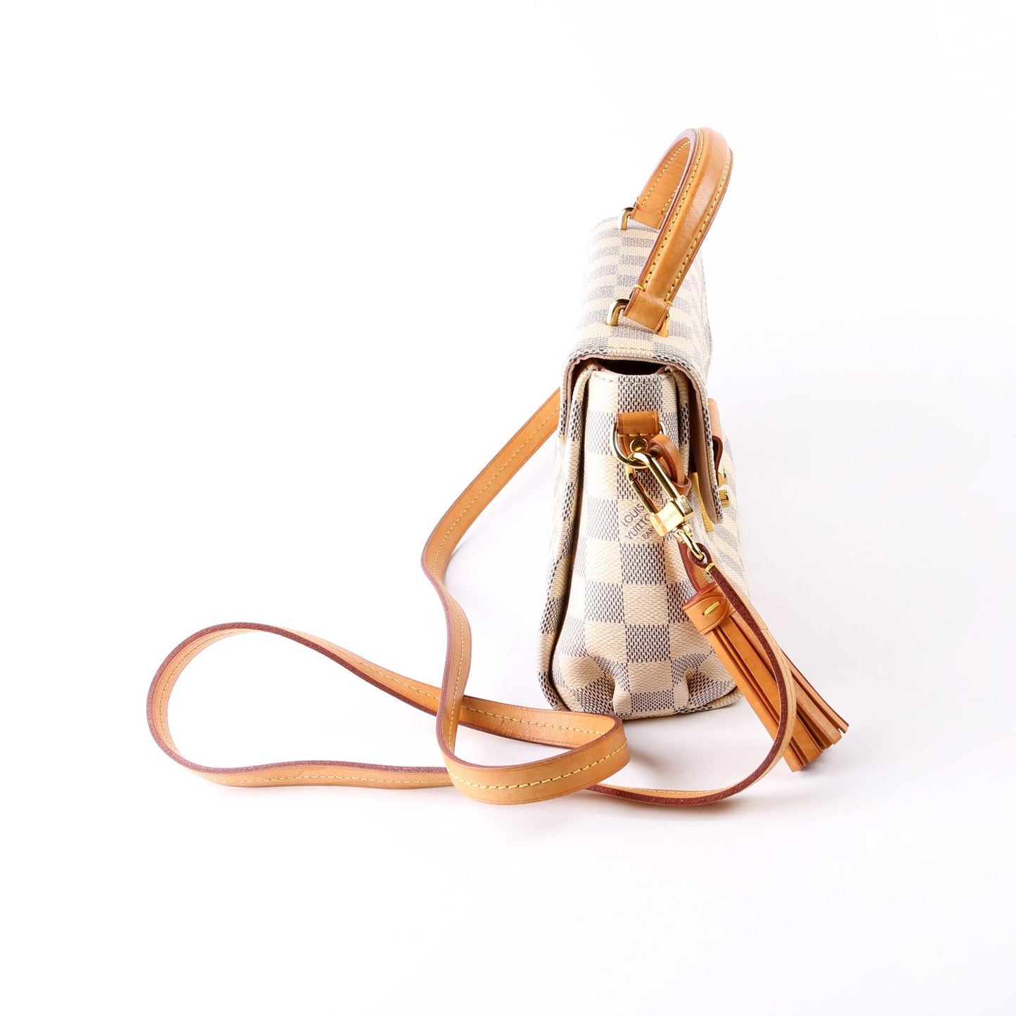 Louis Vuitton Croisette Azur Damier Handbag Azur 19