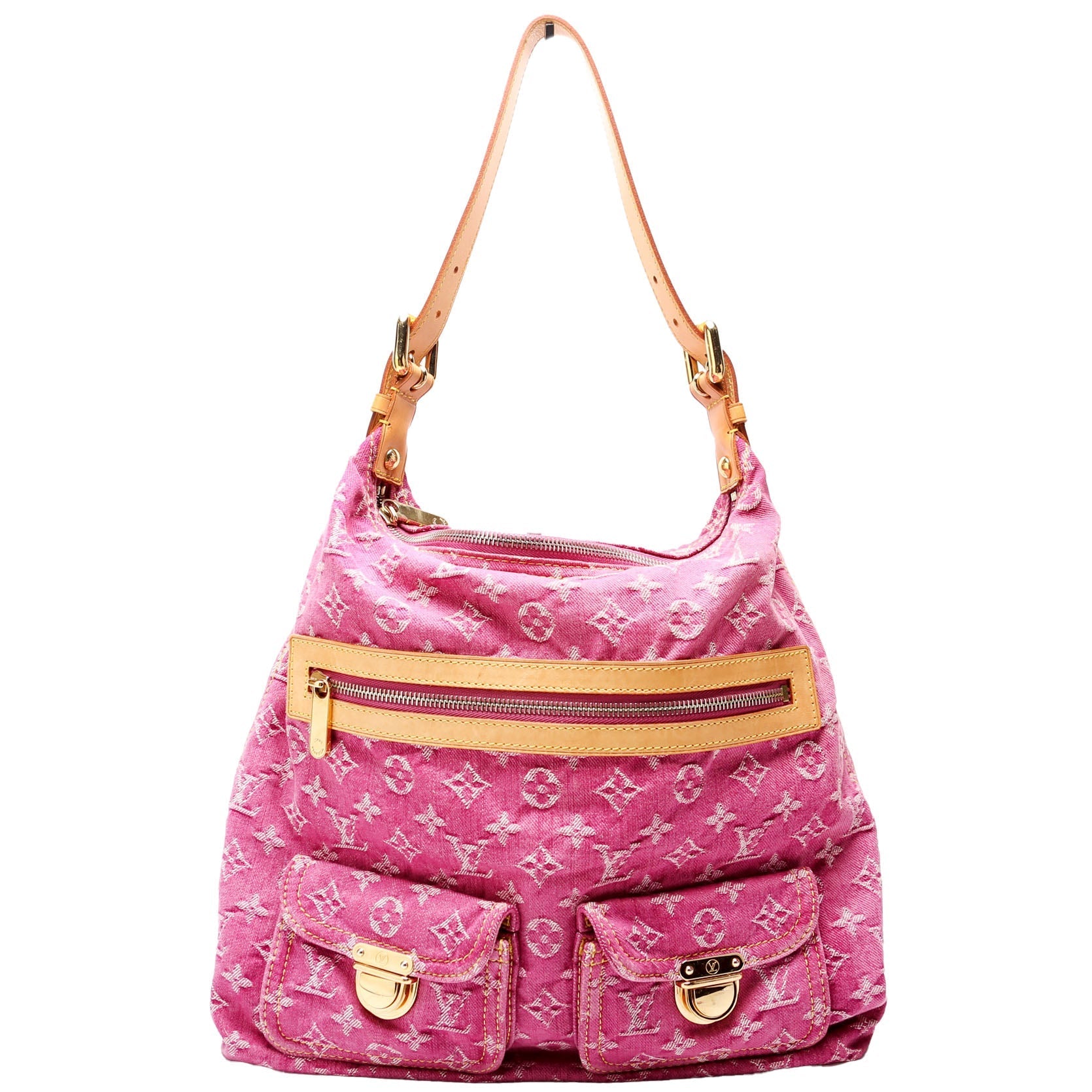 Louis Vuitton Baggy GM Denim Pink Handbag