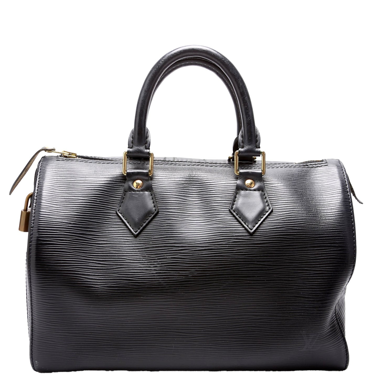 Louis Vuitton Speedy 25 Black Epi Handbag
