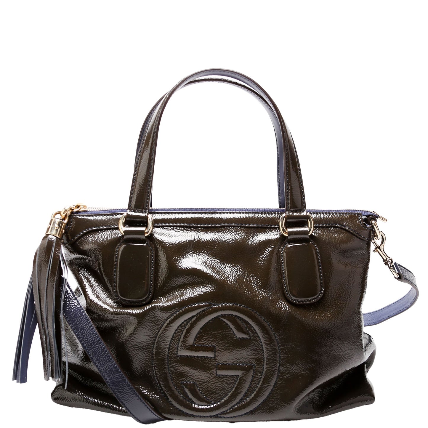 Gucci Soho Brown Small Top Handle Travel Bag