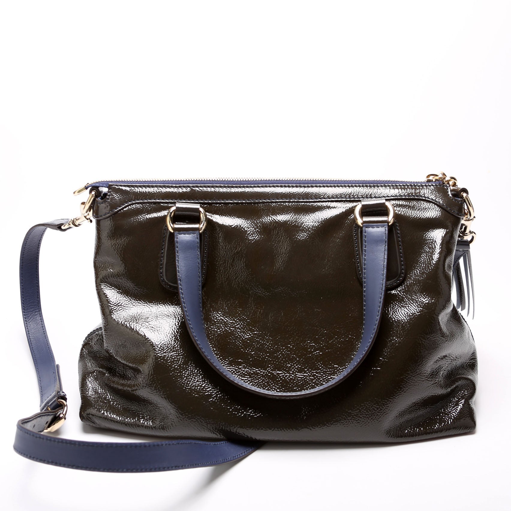 Gucci Soho Brown Small Top Handle Travel Bag