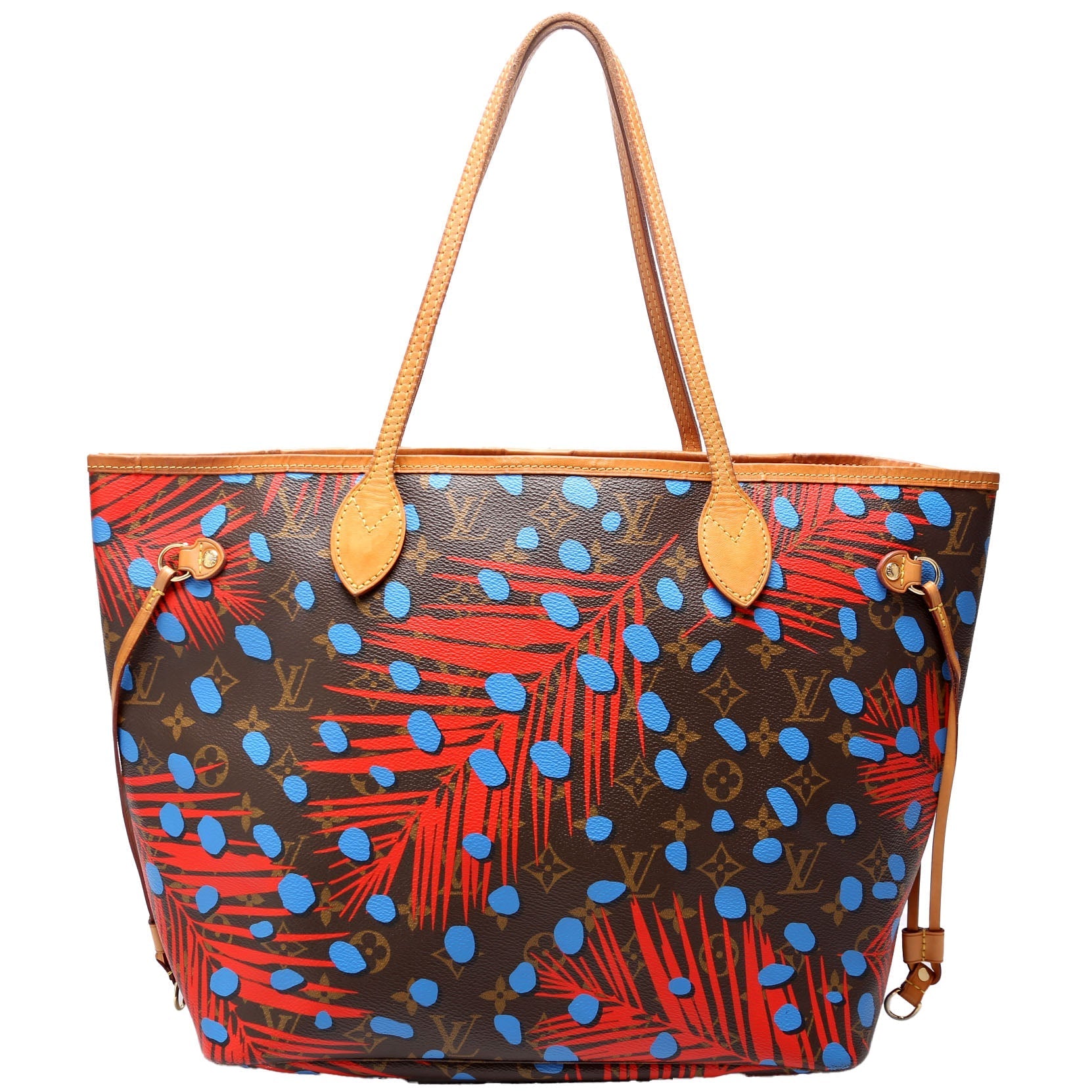 Louis Vuitton Neverfull MM Jungle Dots Tote Bag