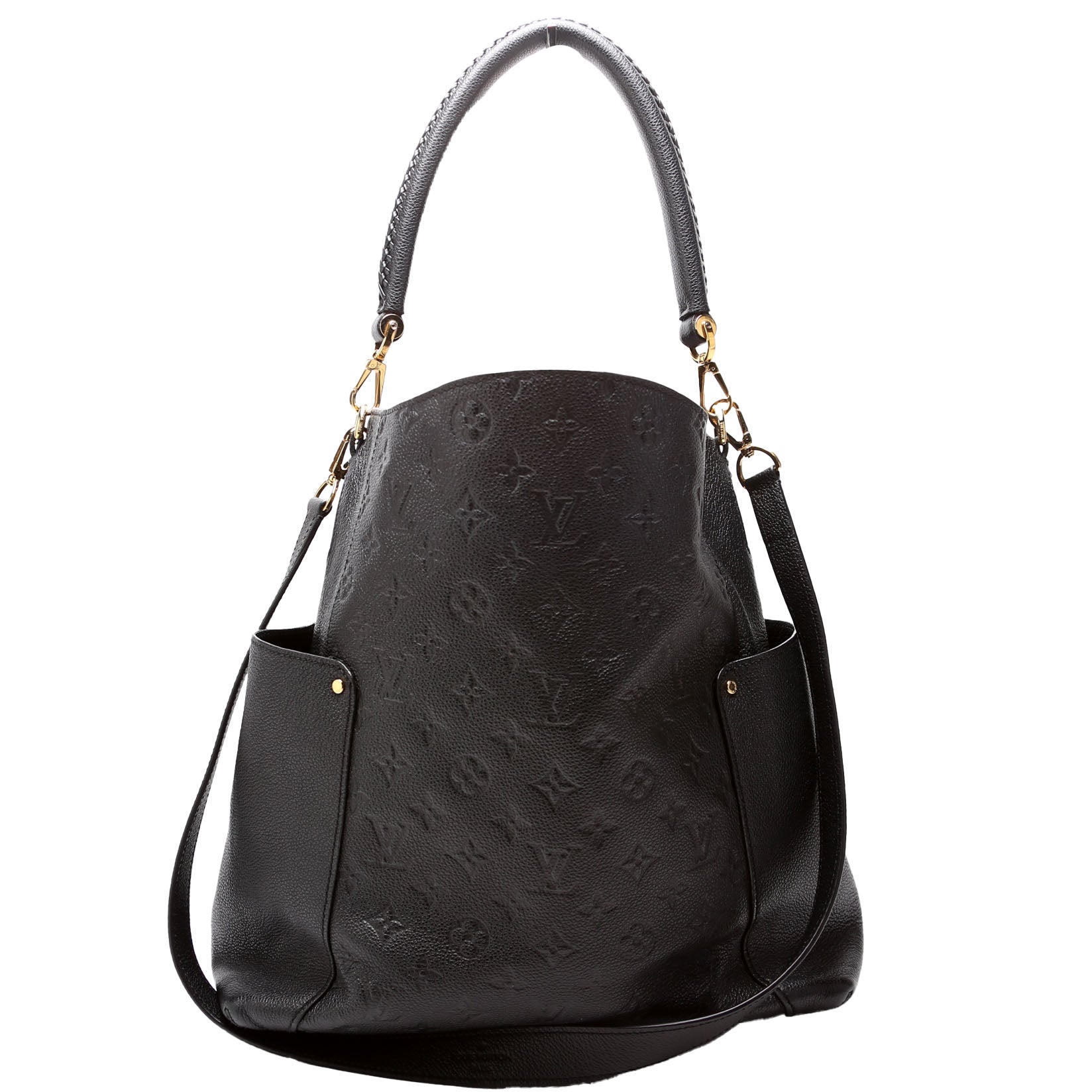 Louis Vuitton Bagatelle Hobo Empreinte Black Shoulder Bag