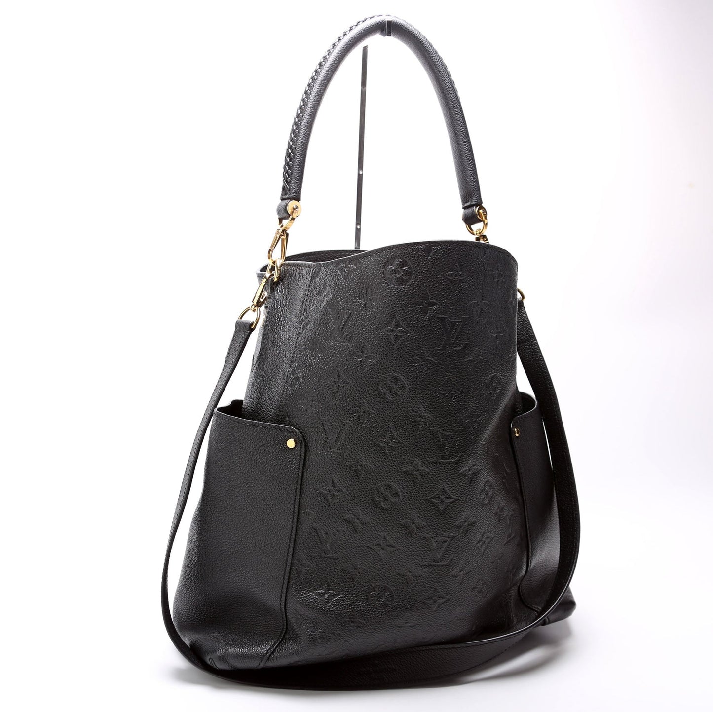 Louis Vuitton Bagatelle Hobo Empreinte Black Shoulder Bag