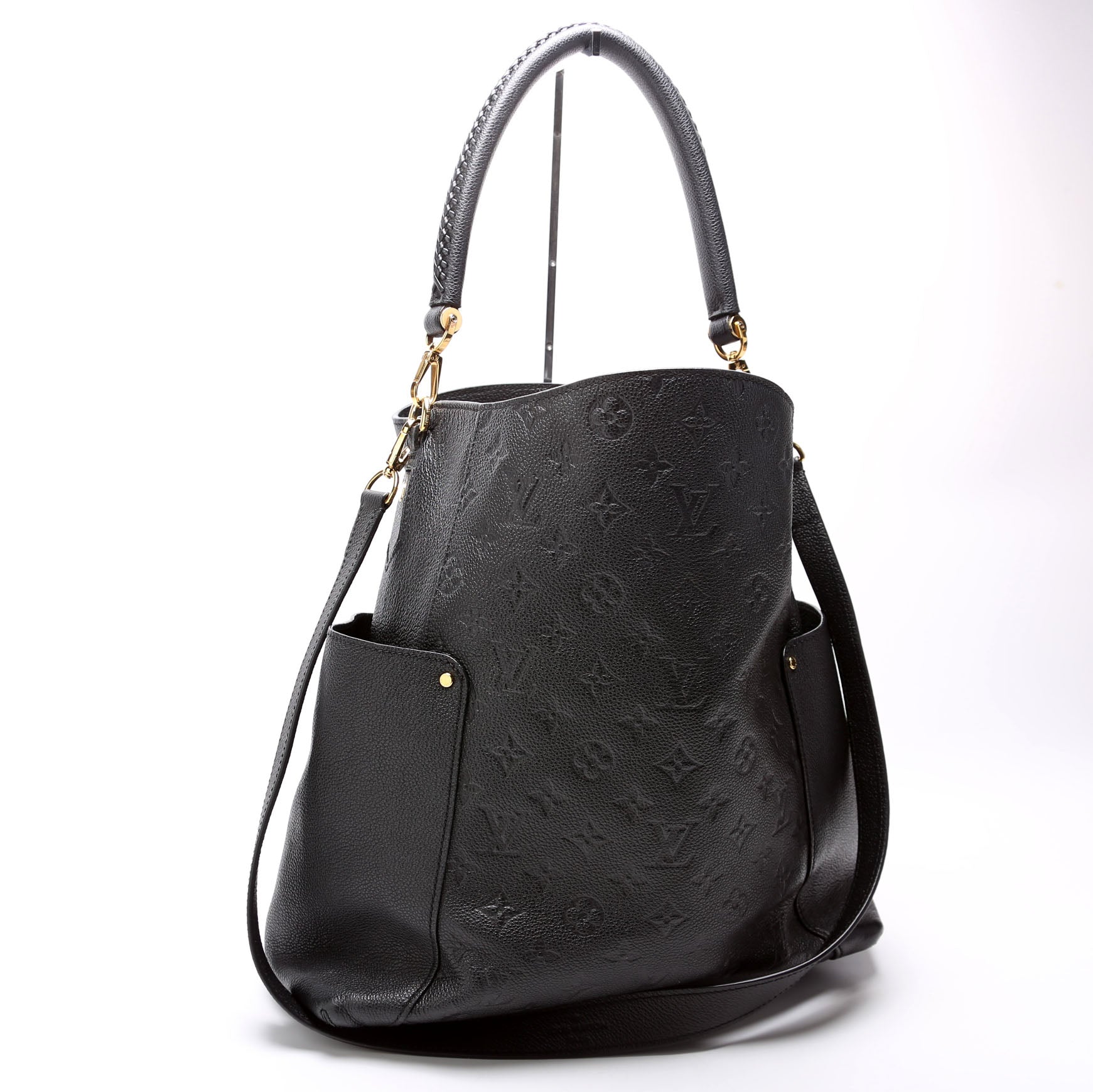 Louis Vuitton Bagatelle Hobo Empreinte Black Shoulder Bag