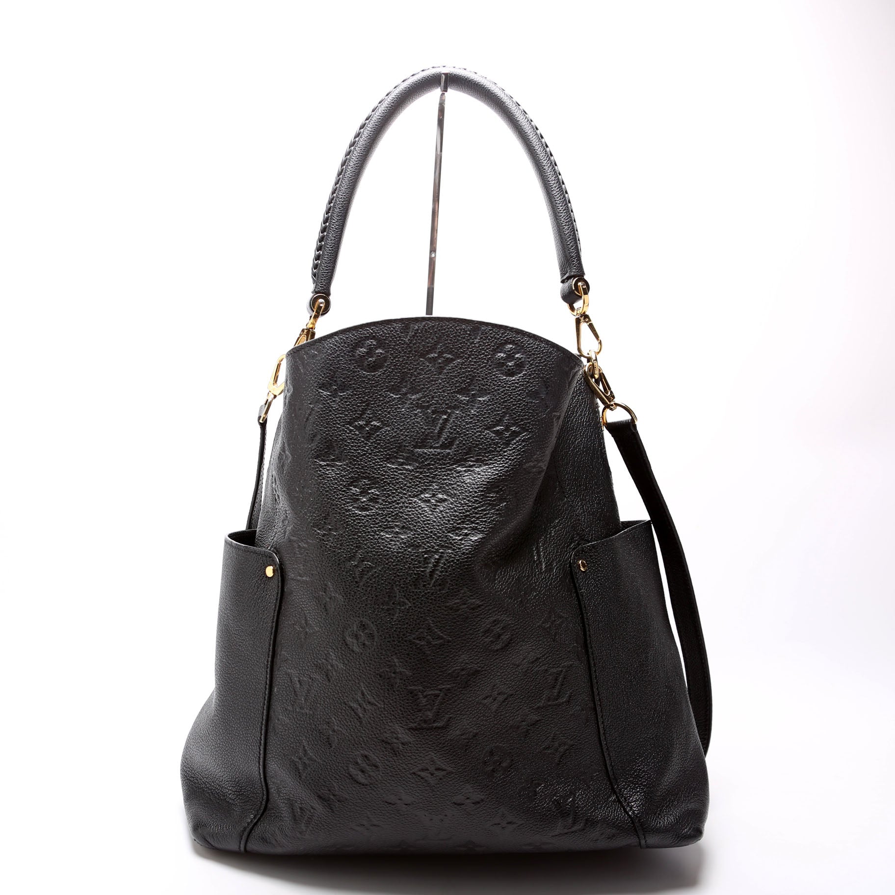 Louis Vuitton Bagatelle Hobo Empreinte Black Shoulder Bag