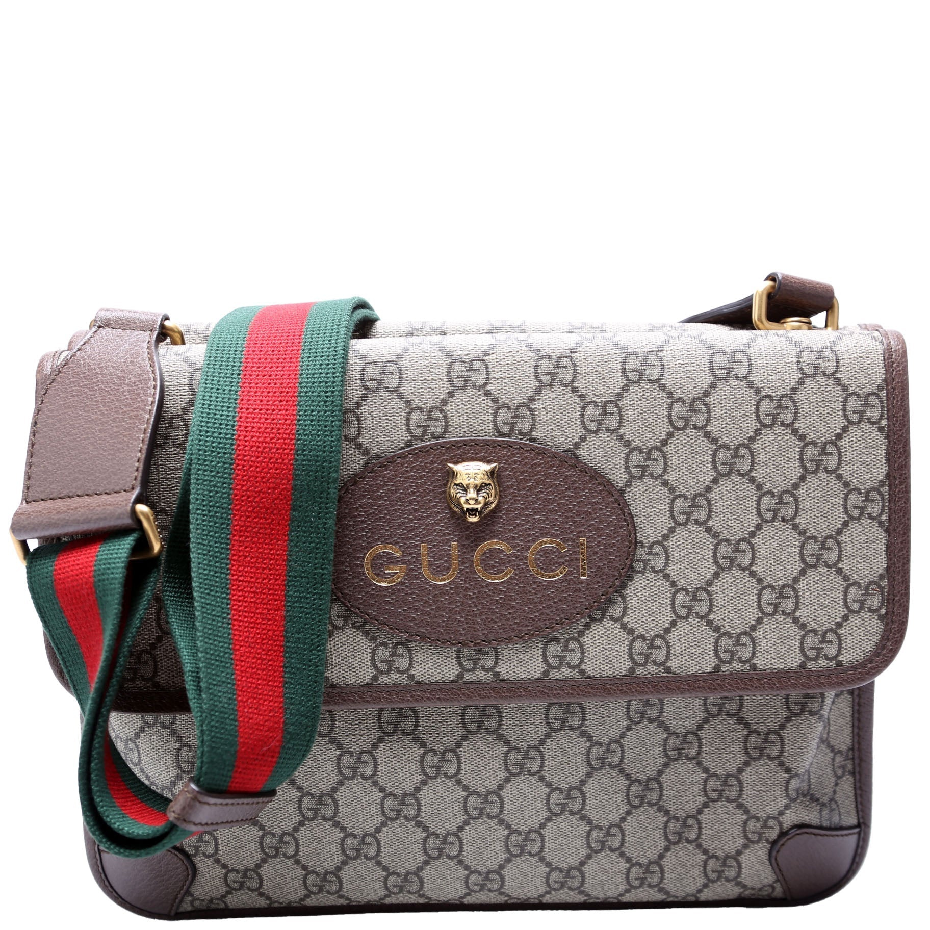 Gucci Neo Messenger Brown Travel Bag