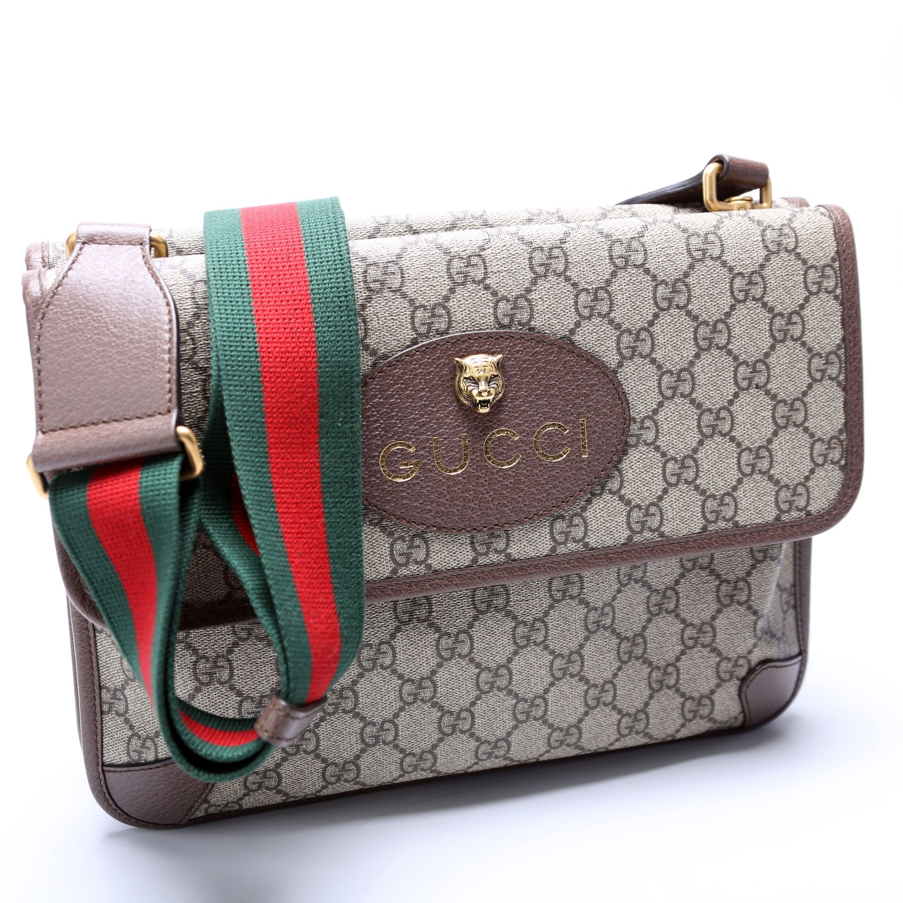 Gucci Neo Messenger Brown Travel Bag