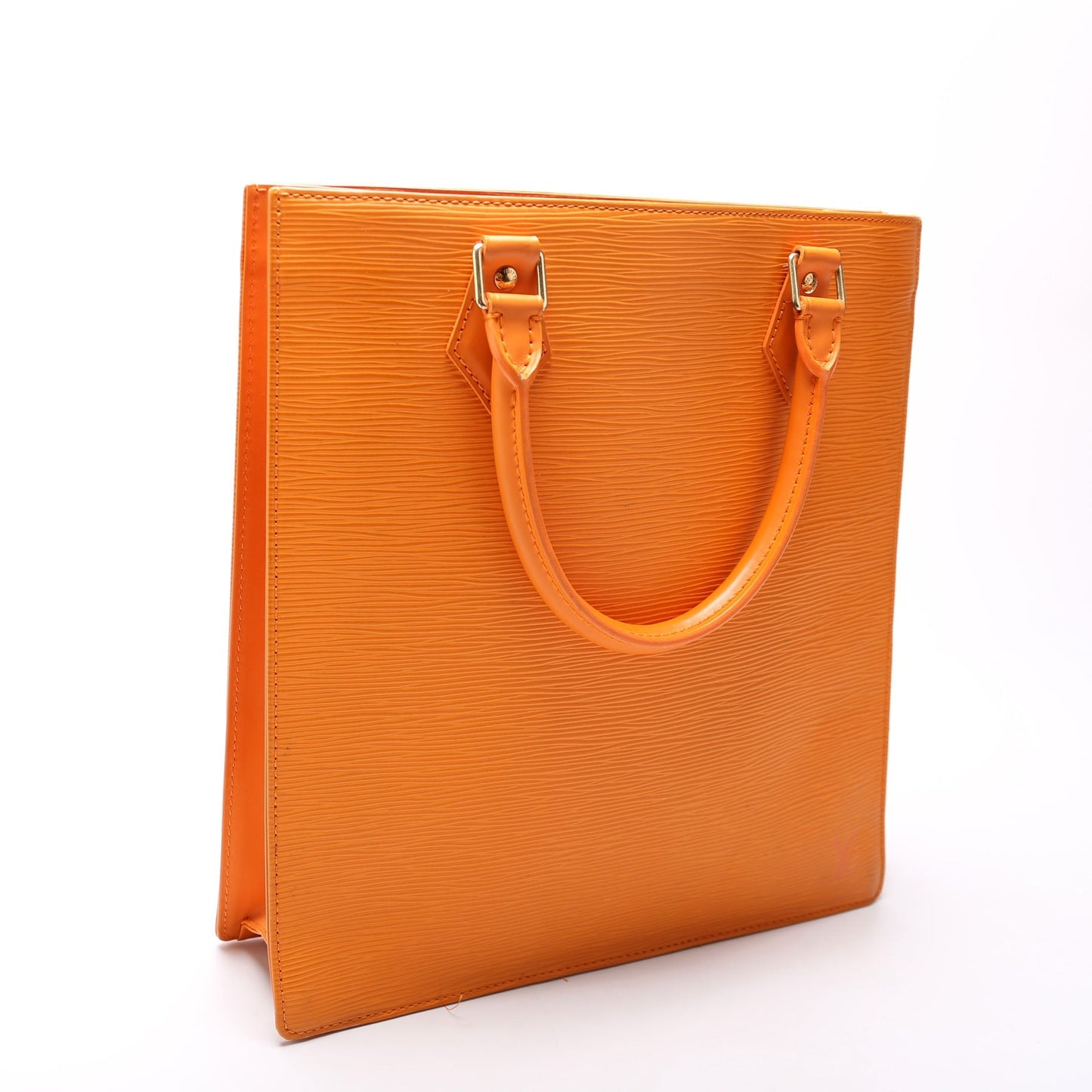 Louis Vuitton Sac Plat Orange PM Epi Handbag