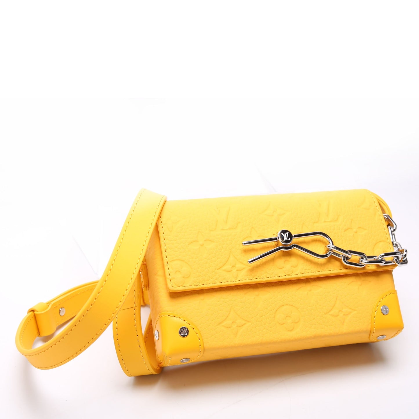 Louis Vuitton Steamer Wearable Taurillon Yellow Wallet Case