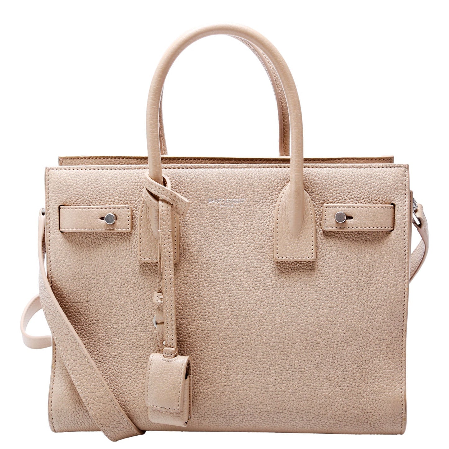 YSL Saint Laurent Saint Laurent Sac De Jour Baby Supple Leather Tan Travel Bag