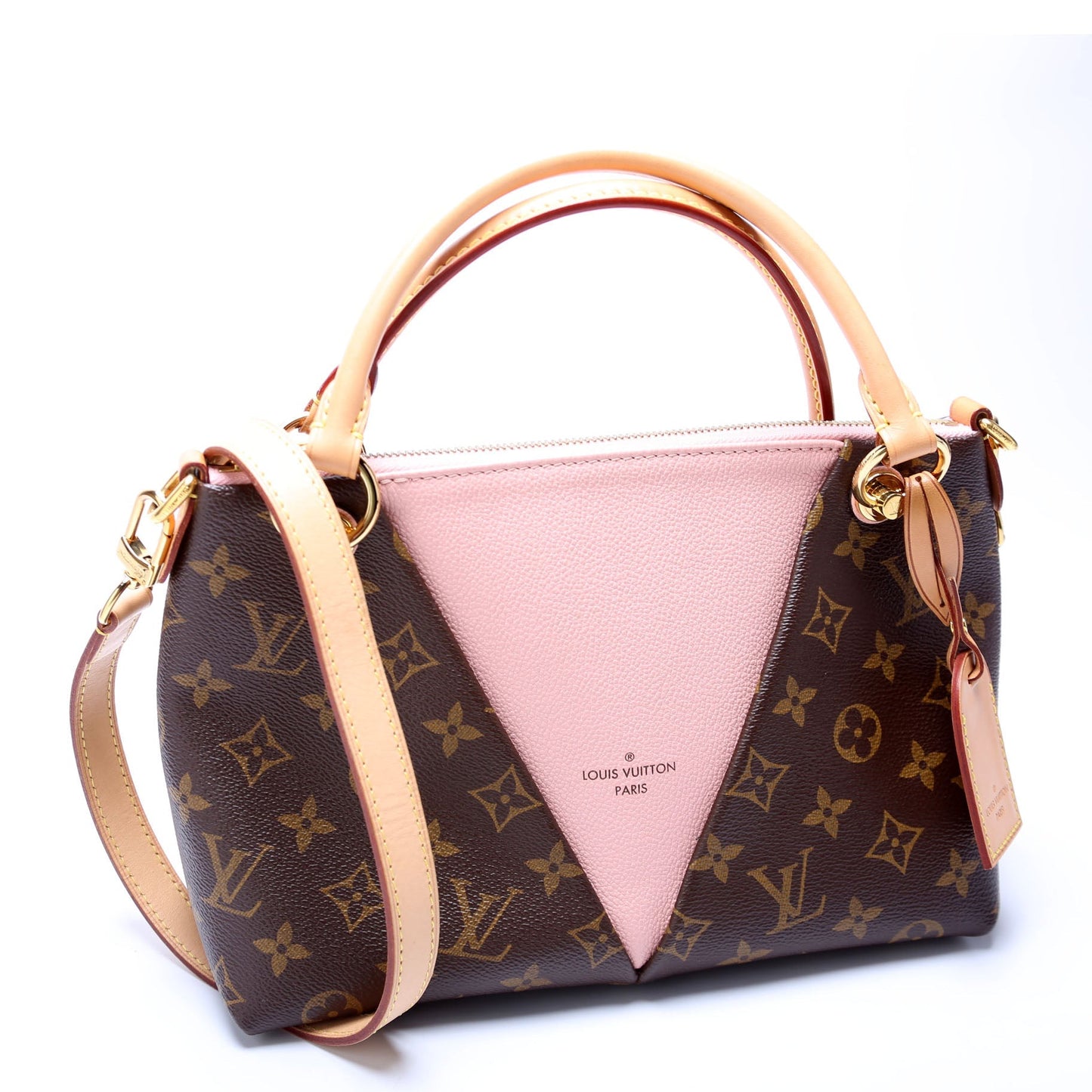 Louis Vuitton V BB Monogram Pink Tote Bag