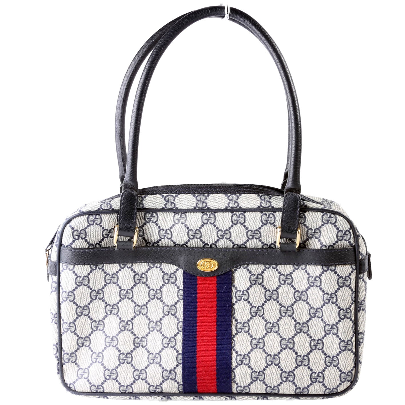 Gucci GG Supreme Navy Travel Bag