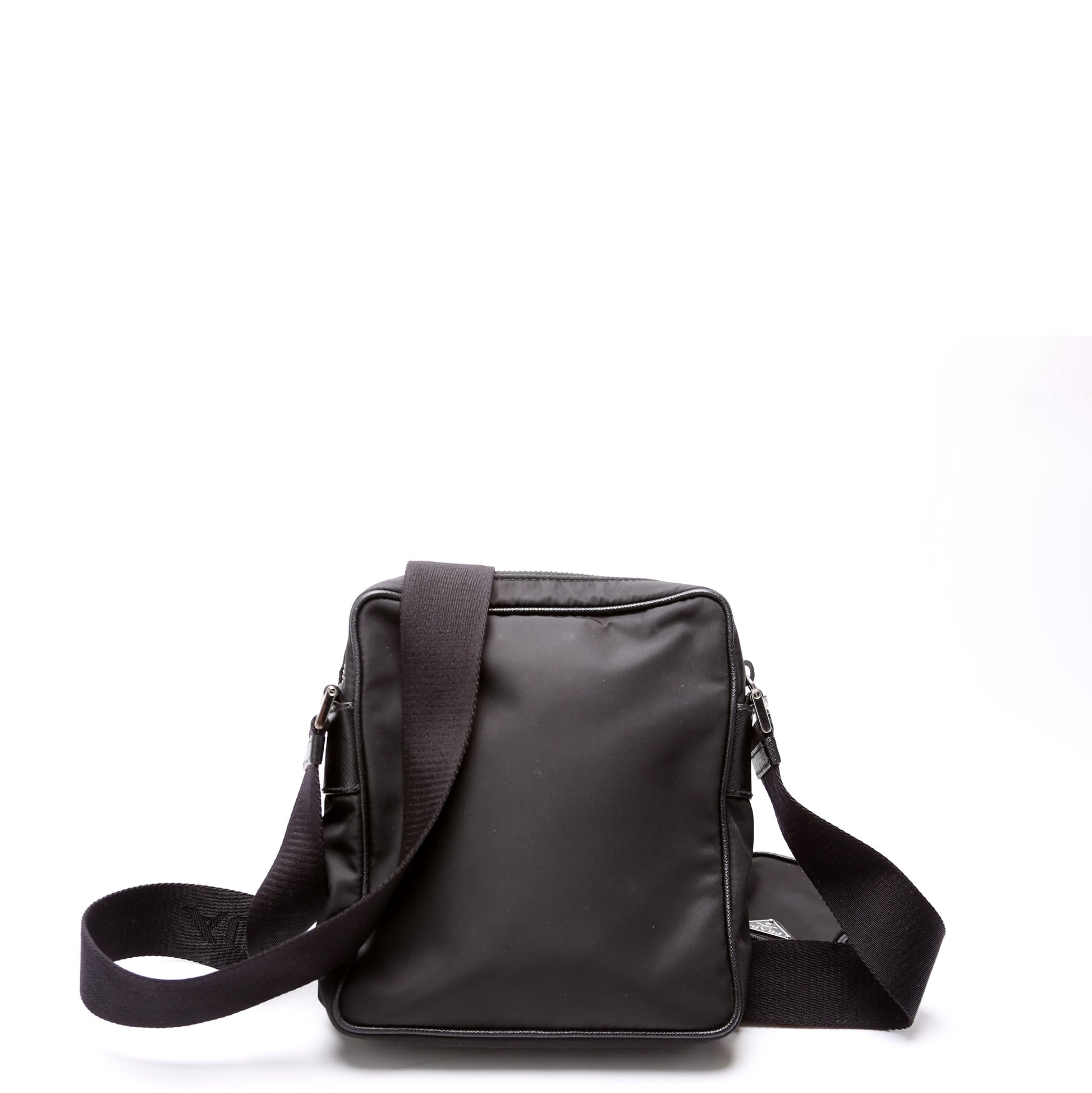 Prada Re Saffiano Shoulder Bag Leather Nylon