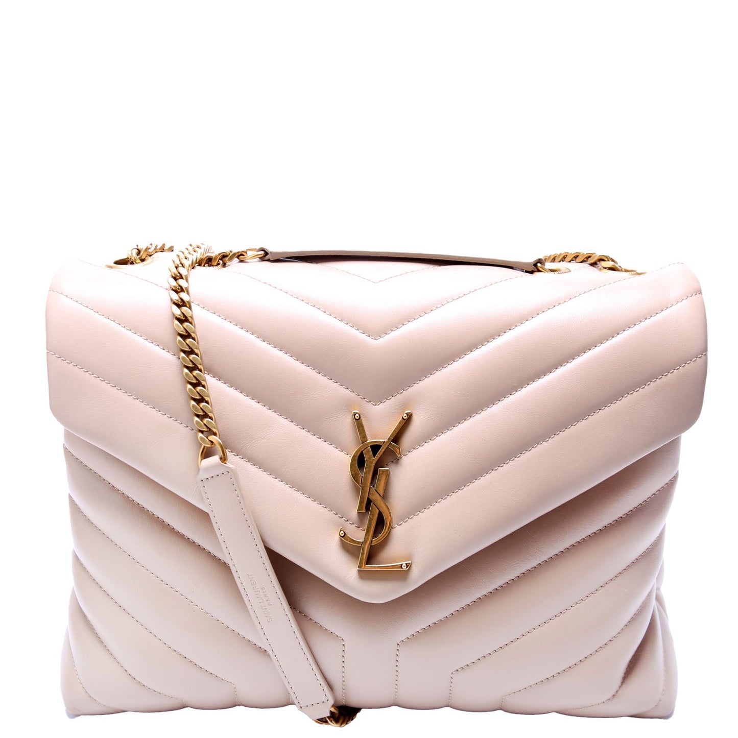 YSL Saint Laurent Saint Laurent Loulou Bag Quilted Beige Travel Bag