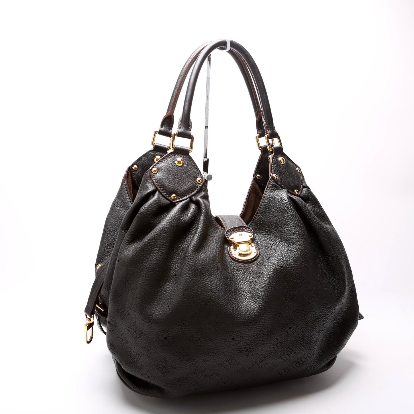 Louis Vuitton L Mahina Black Handbag