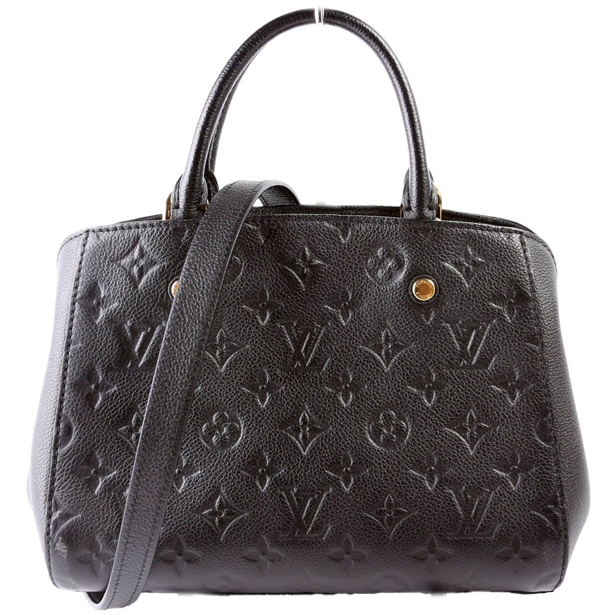 Louis Vuitton Montaigne BB Empreinte Black Handbag