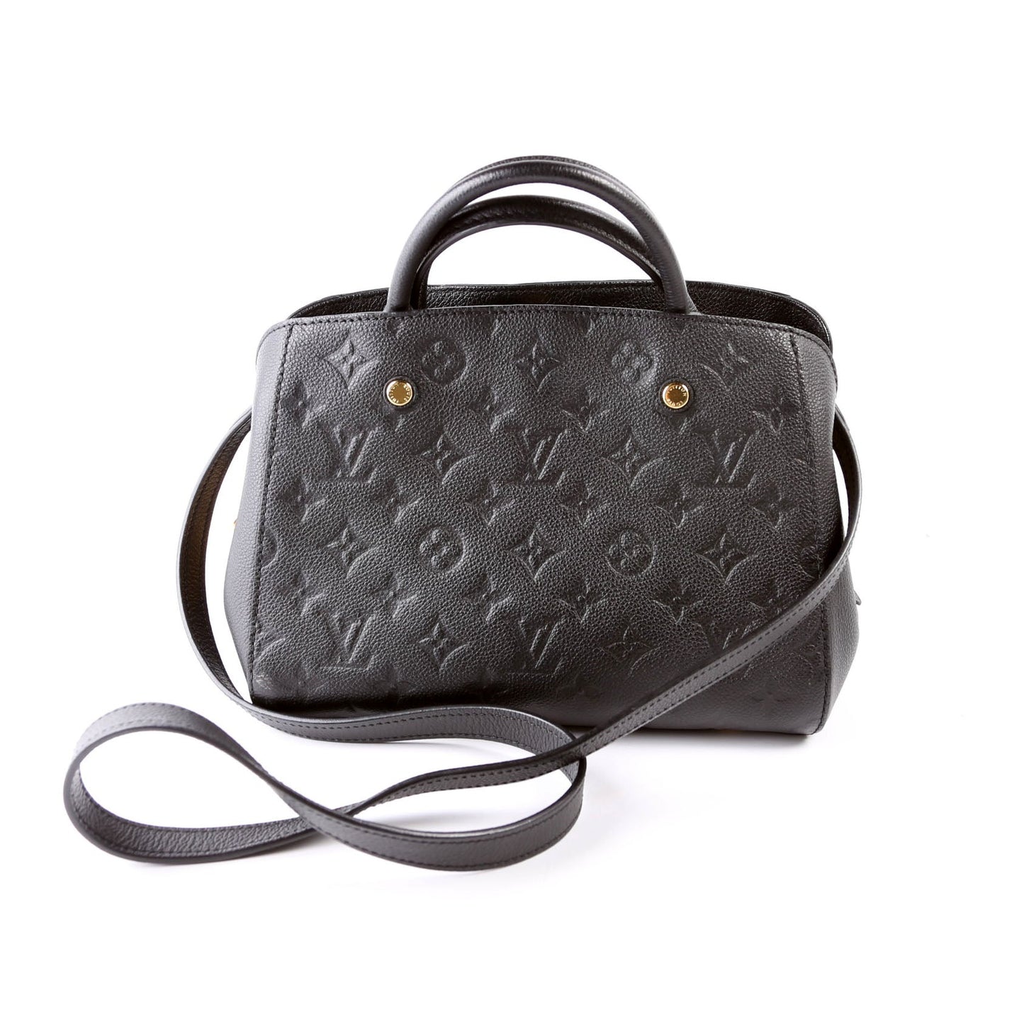 Louis Vuitton Montaigne BB Empreinte Black Handbag