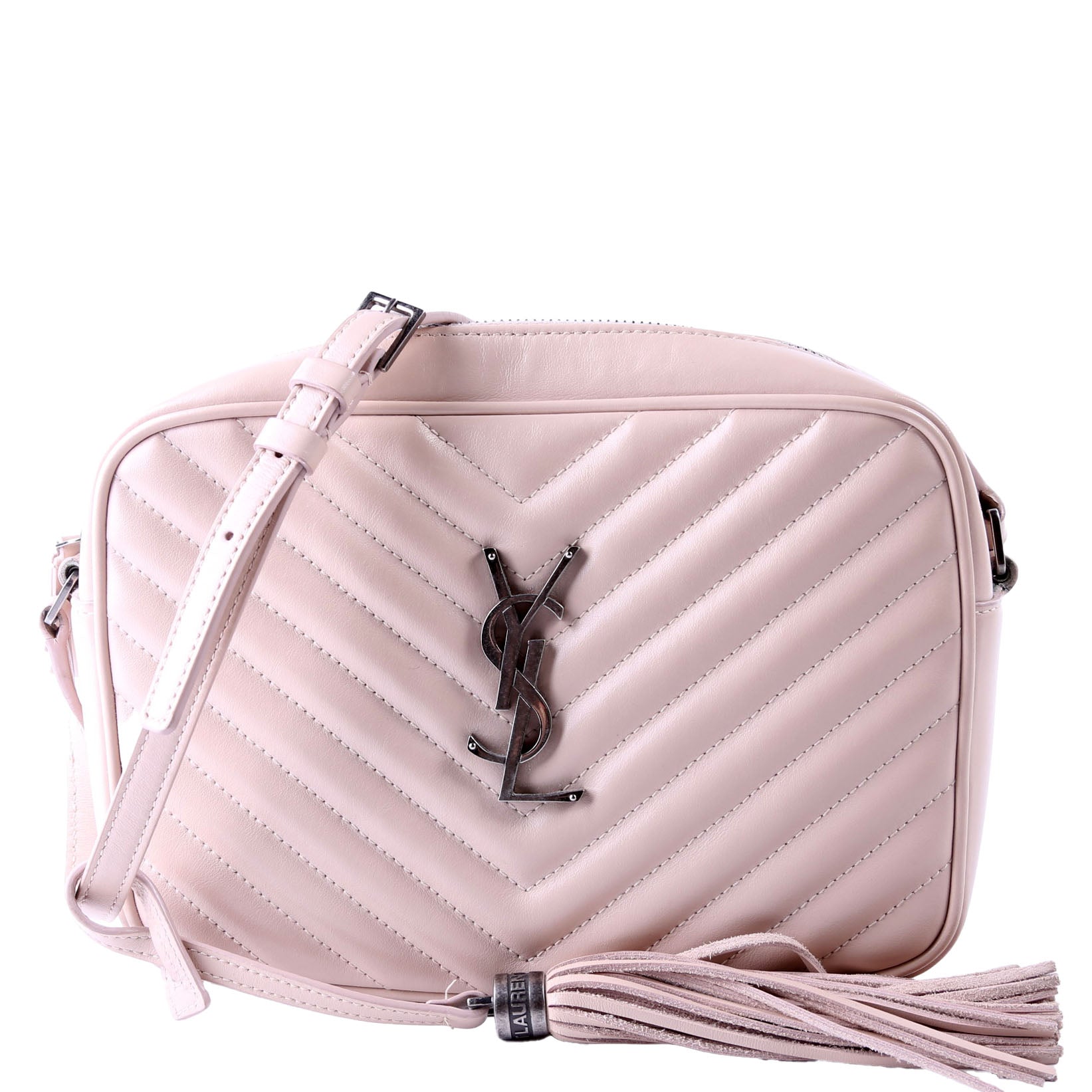 YSL Saint Laurent Saint Laurent Lou Camera Bag Quilted Beige Travel Bag