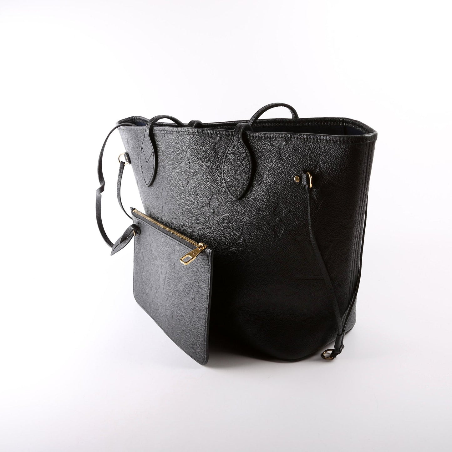 Louis Vuitton Neverfull W MM Empreinte Black Wallet Case