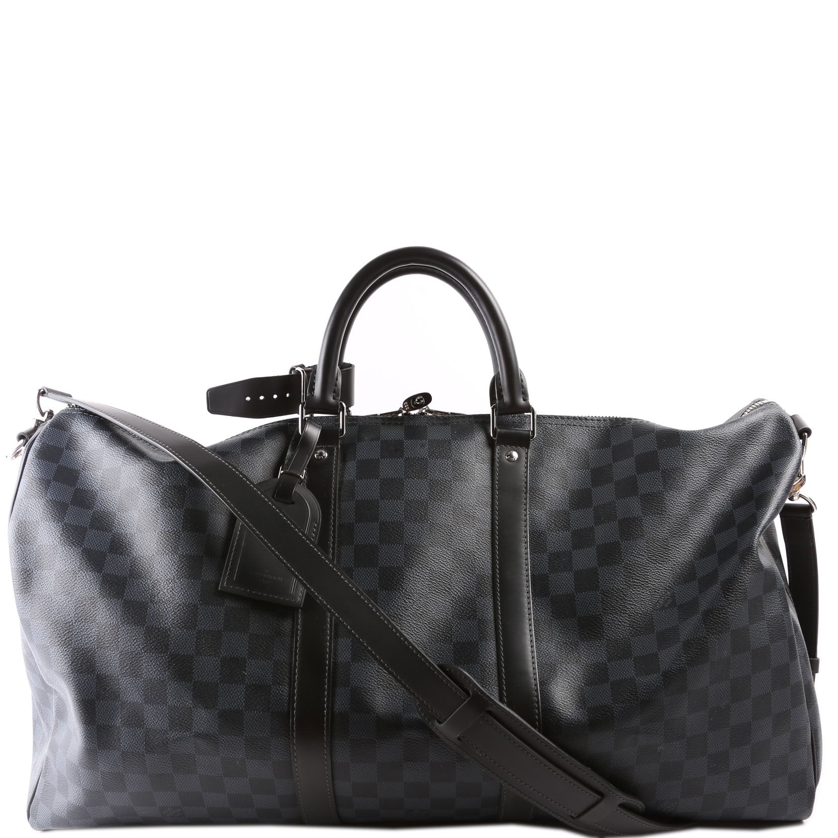 Louis Vuitton Keepall 55 Cobalt Bandouliere Travel Bag