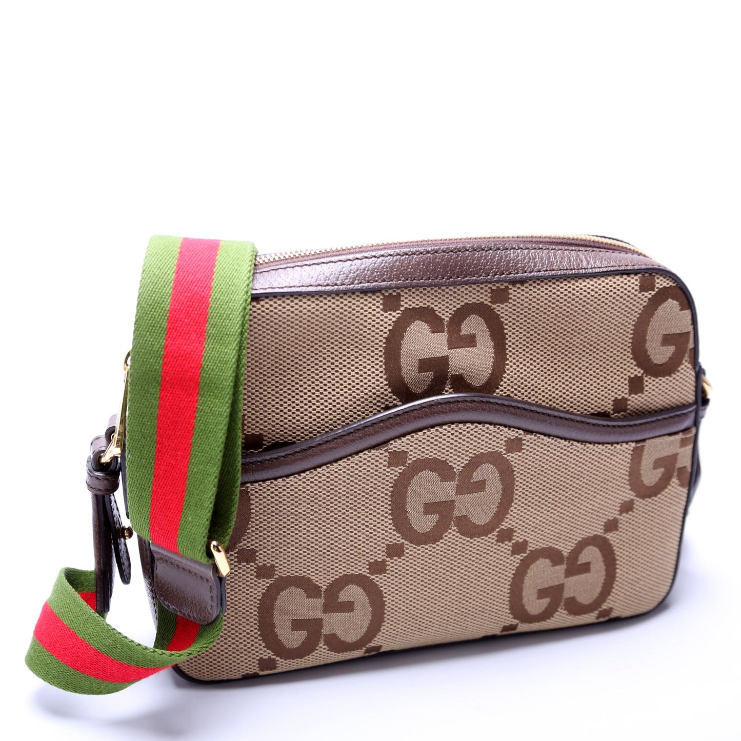 Gucci Jumbo GG Messenger Canvas Travel Bag Canvas Messenger