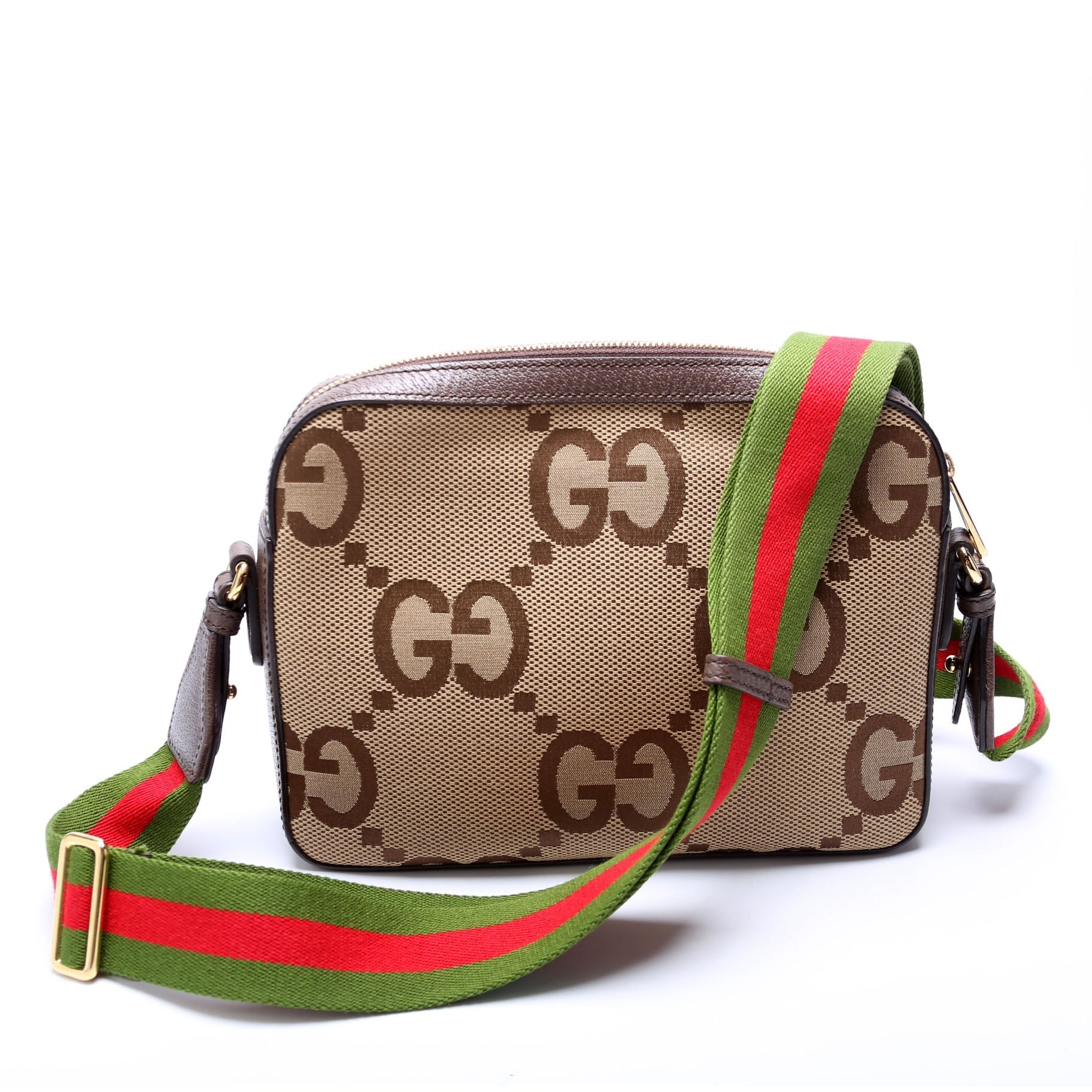 Gucci Jumbo GG Messenger Canvas Travel Bag Canvas Messenger
