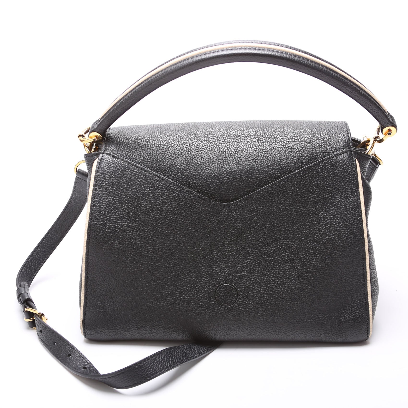 Louis Vuitton Double V Leather Black Handbag