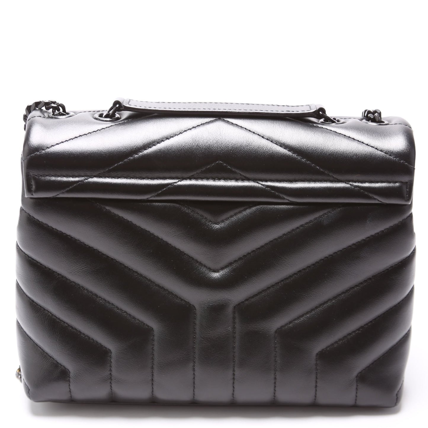 YSL Saint Laurent Loulou Satchel Bag Black Small Small 494699 Black