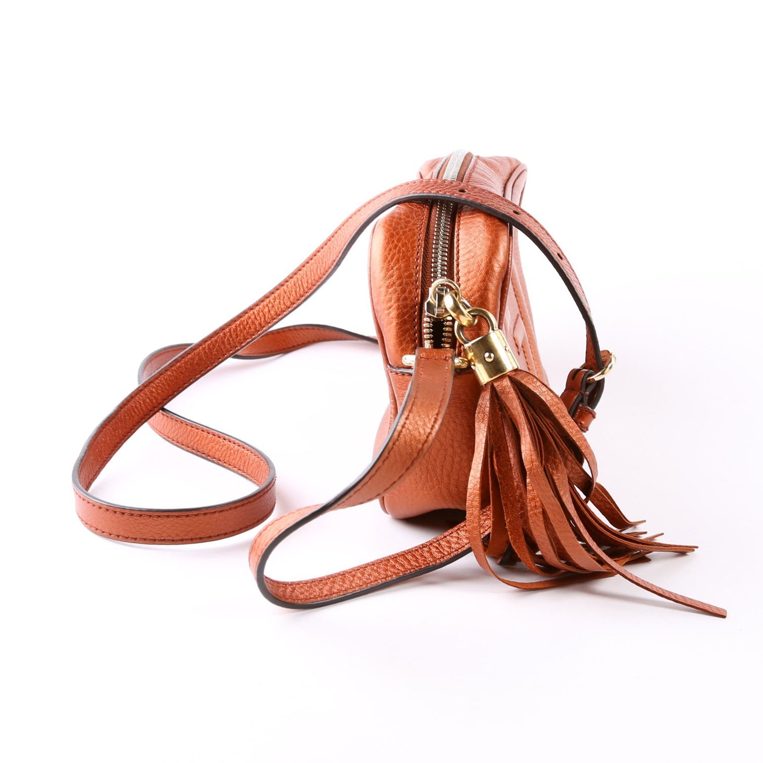 Gucci Soho Disco Bronze Crossbody Bag