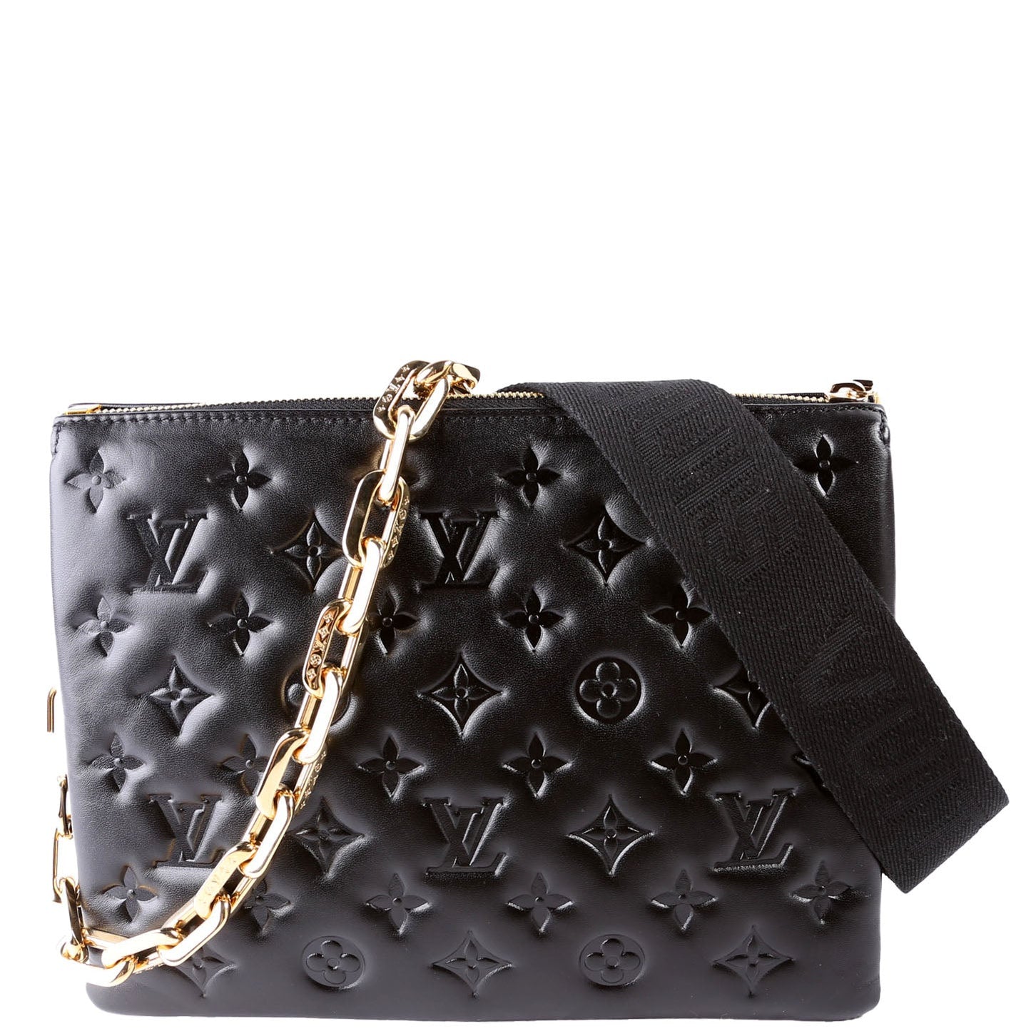 Louis Vuitton Coussin PM NV Lambskin Black Handbag