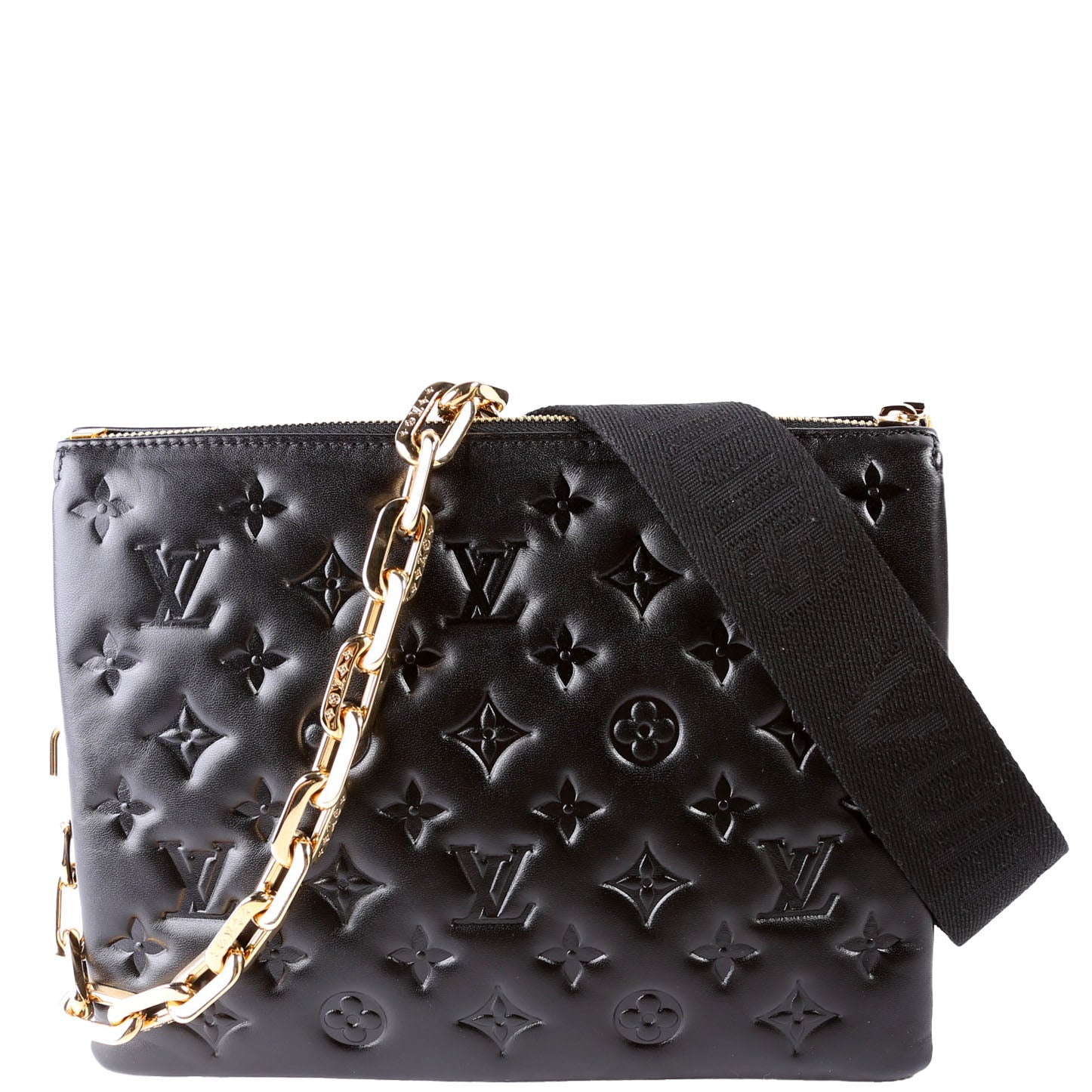 Louis Vuitton Coussin PM NV Lambskin Black Handbag