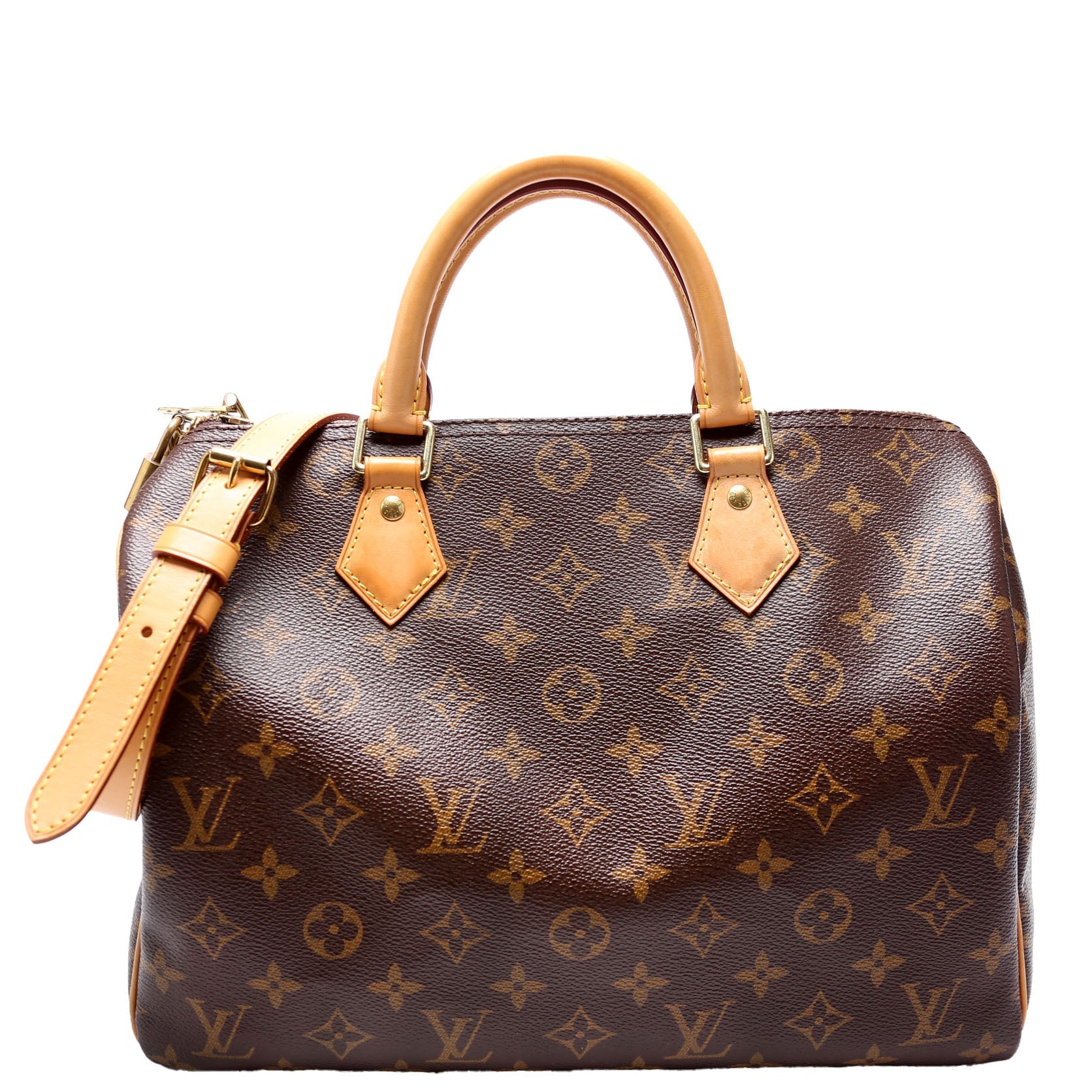 Louis Vuitton Speedy 30 Bandouliere Monogram Handbag Monogram 37