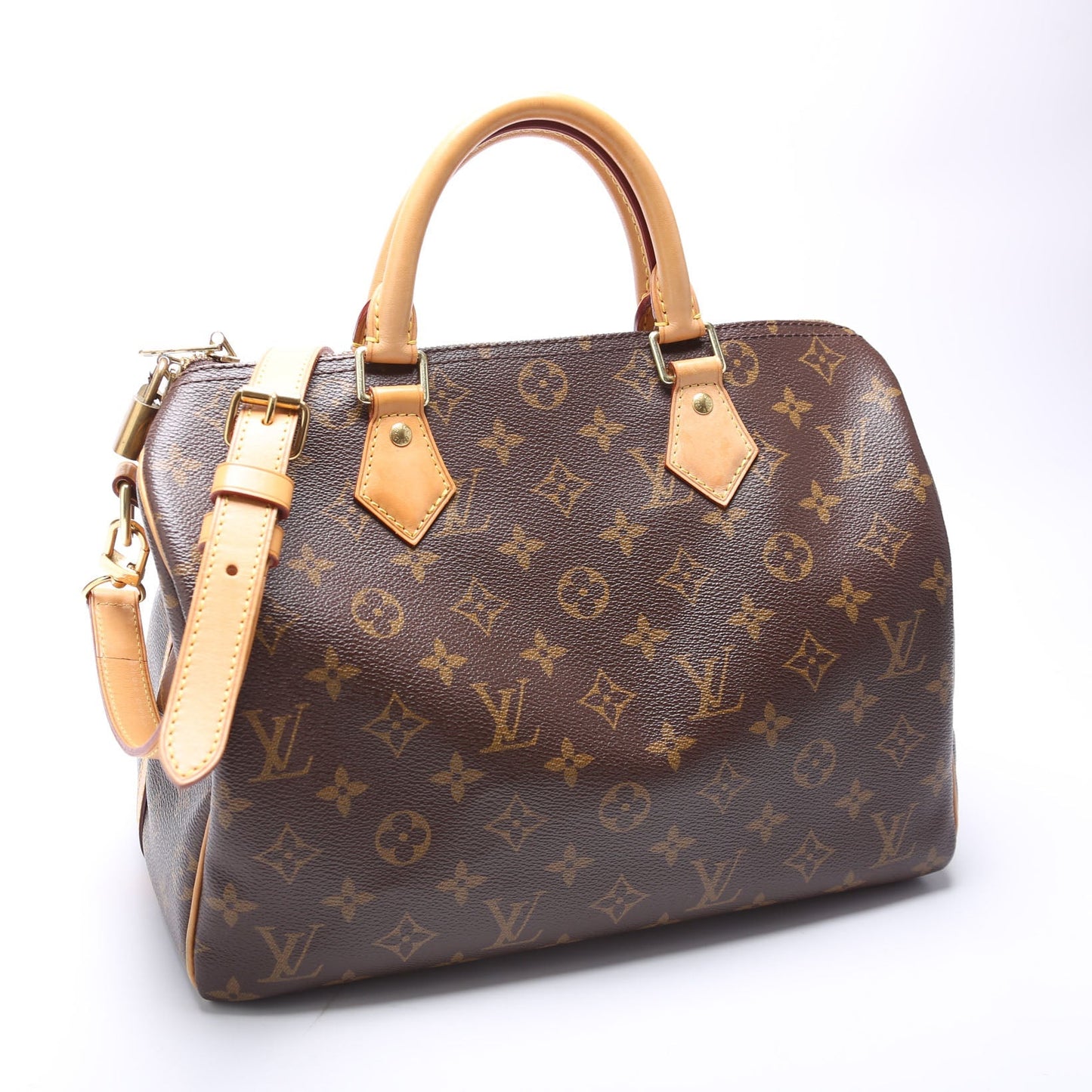 Louis Vuitton Speedy 30 Bandouliere Monogram Handbag Monogram 37