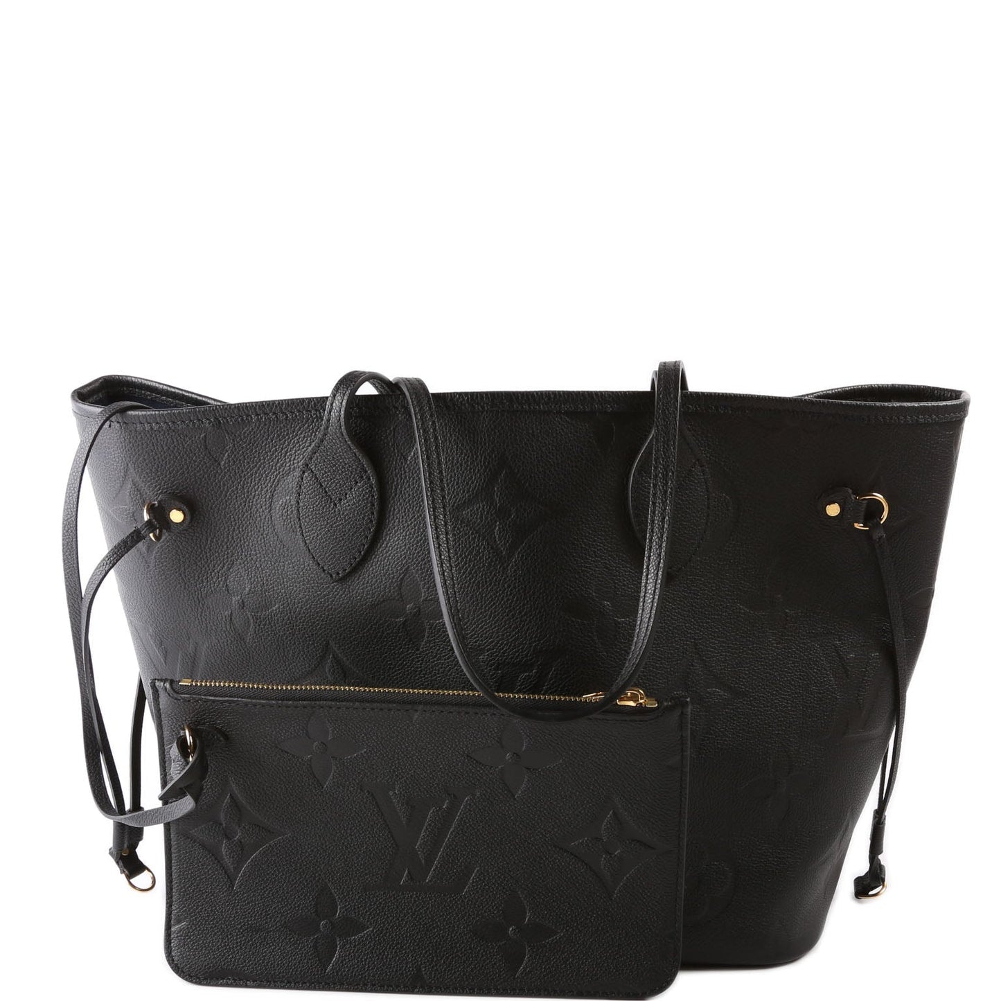 Louis Vuitton Neverfull MM Empreinte Black Wallet Case