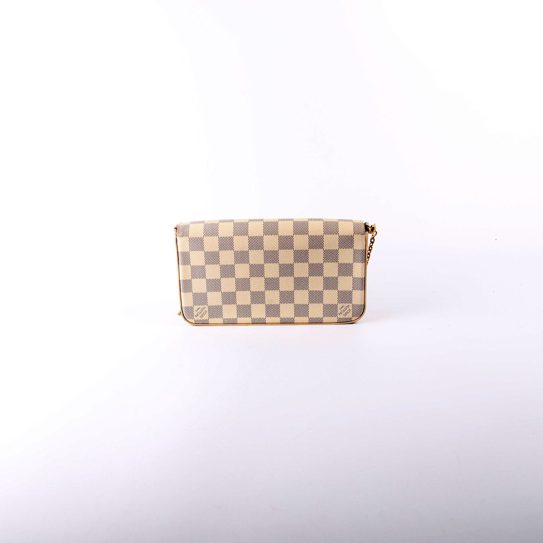 Louis Vuitton Pochette Felicie Azur Damier Clutch Bag Azur 12