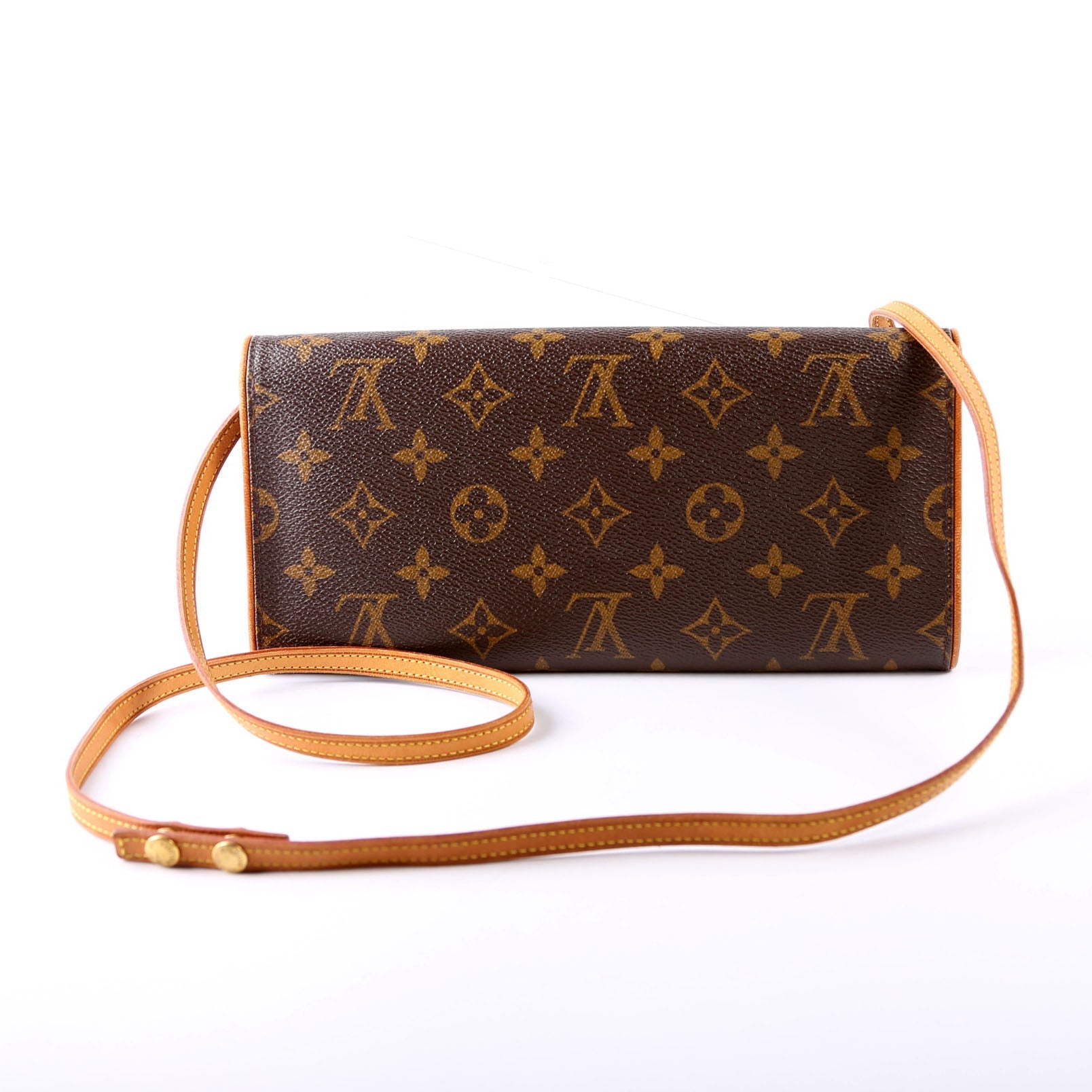 Louis Vuitton Pochette Twin GM Monogram Clutch Bag Monogram 27